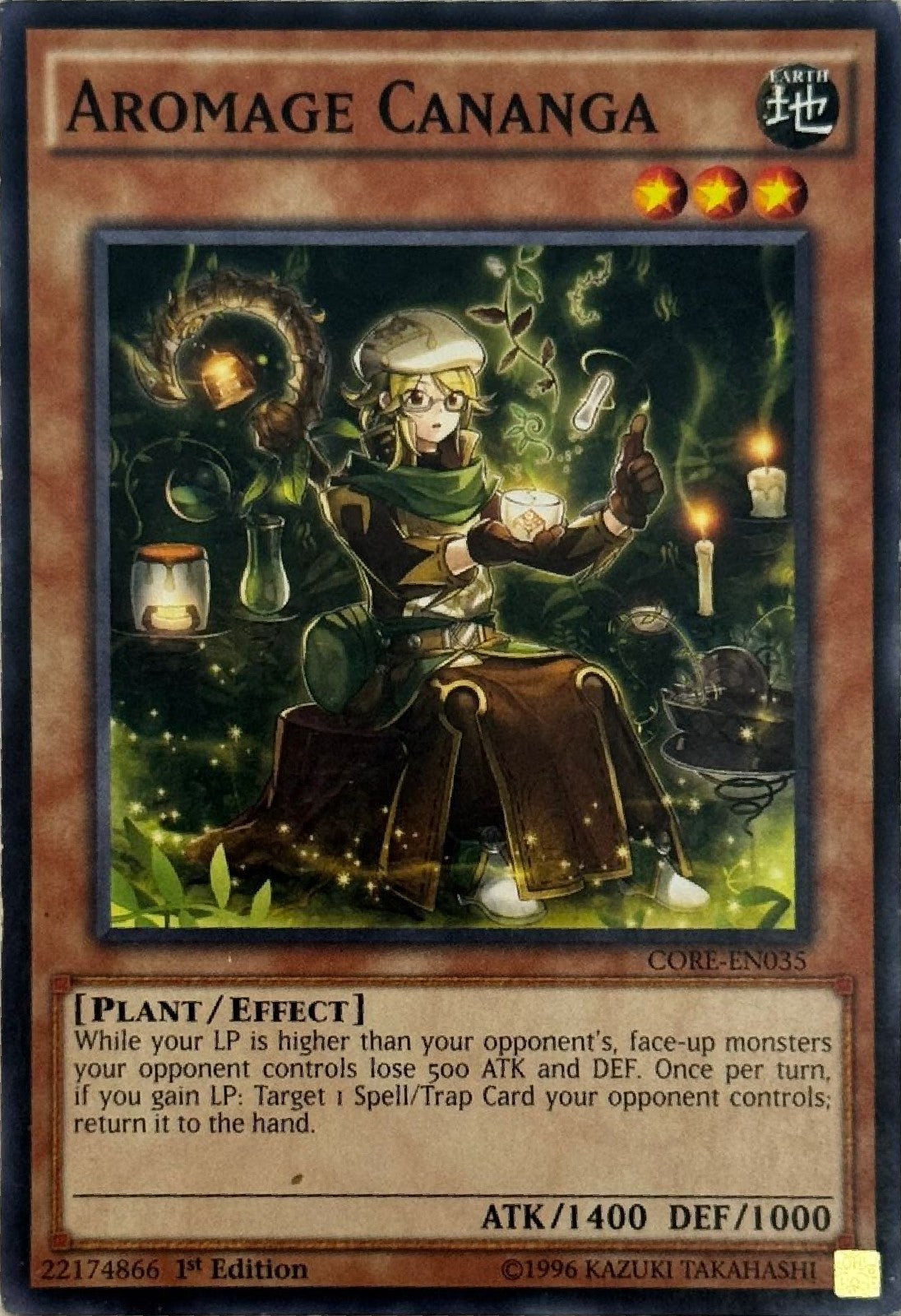 Yugioh! Aromage Cananga CORE-EN035 1st Editon