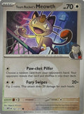 Pokémon Tcg Team Rocket's Meowth 161/217 (Energy Símbol)