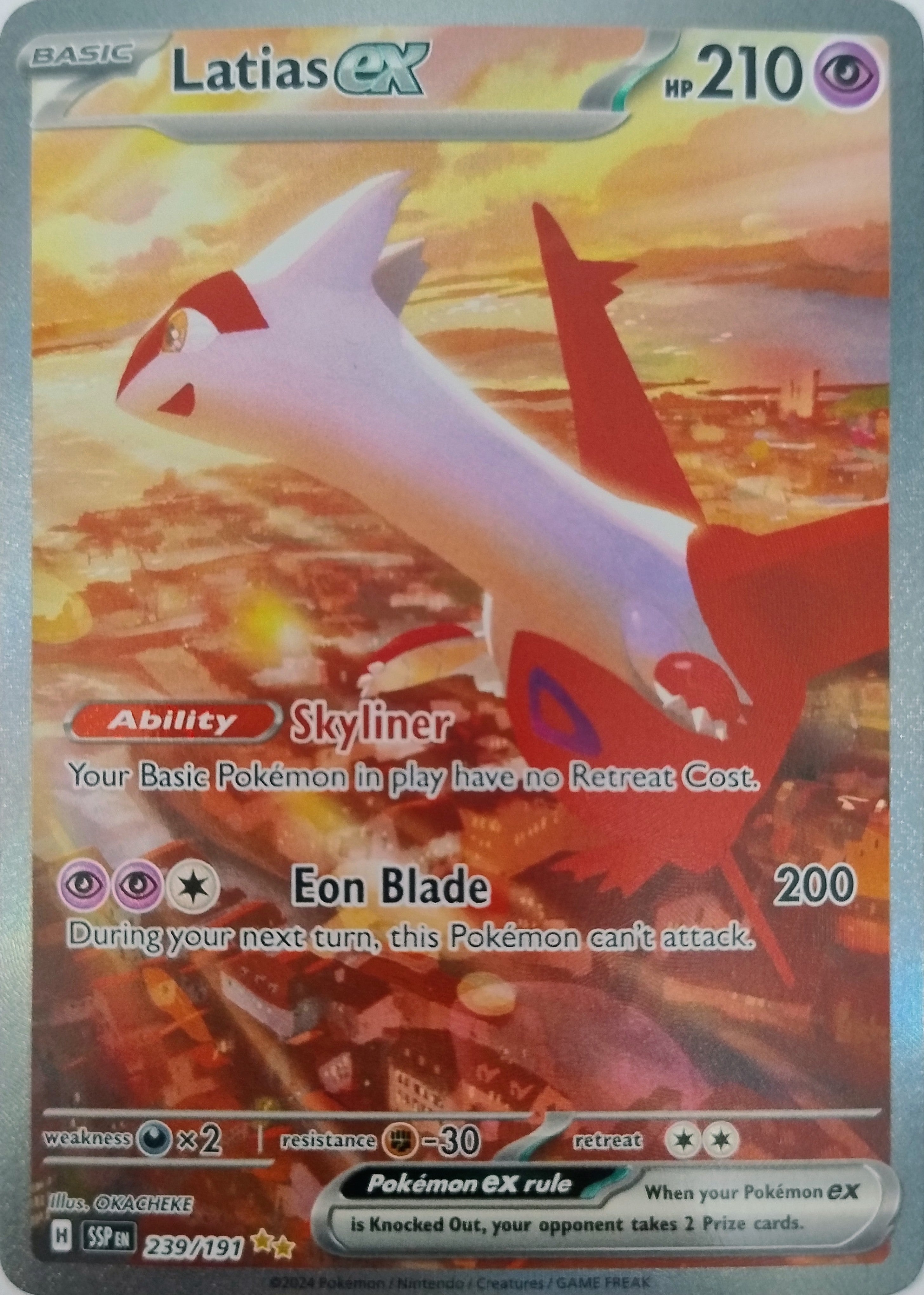 Pokemon Tcg Latias Ex 239/191