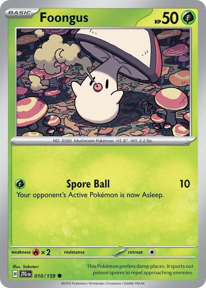 Pokémon Tcg Foongus 010/159