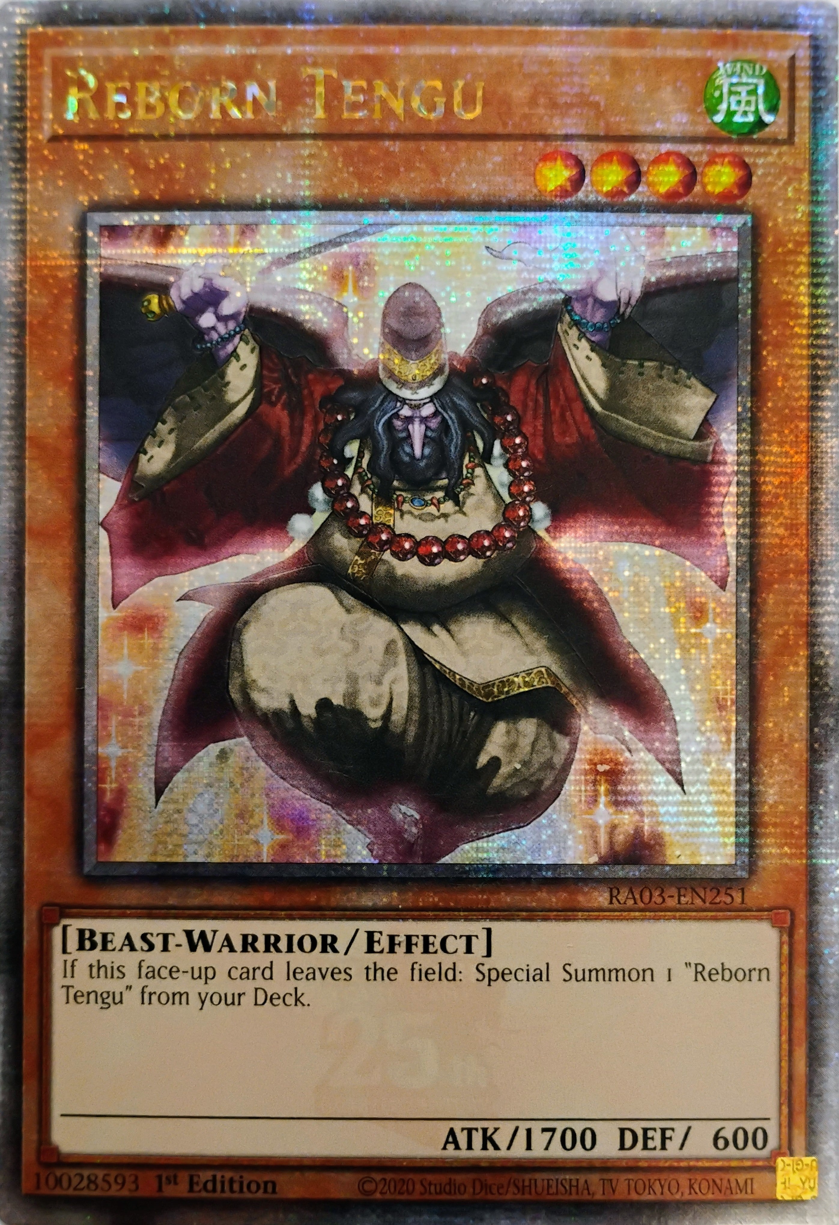 Yugioh! Reborn Tengu Ra03-en251 Quarter Century