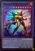 Yugioh! Masked HERO Atomic Mzmu-en016 Super Rare