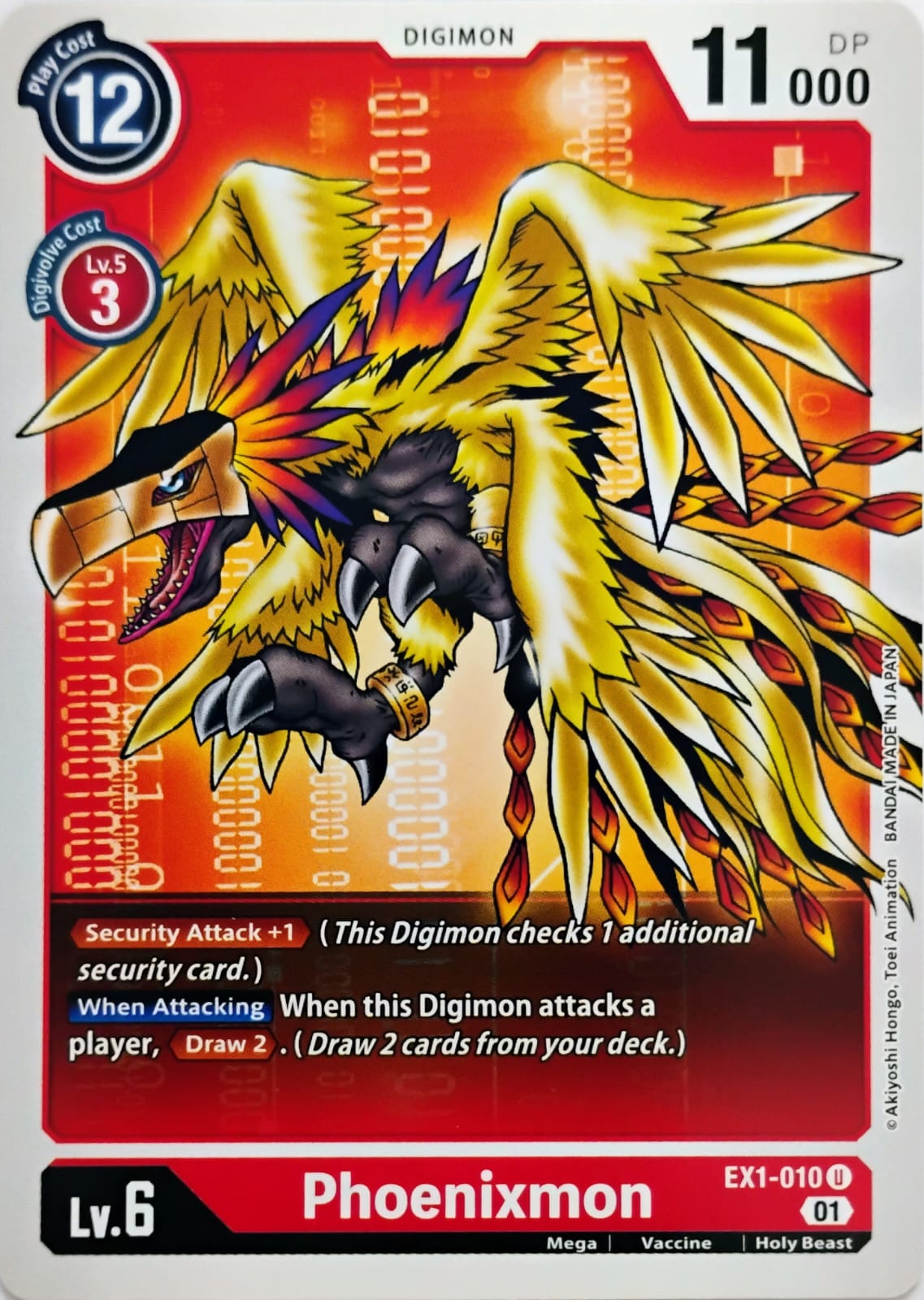 Digimon Tcg Phoenixmon Ex1-010