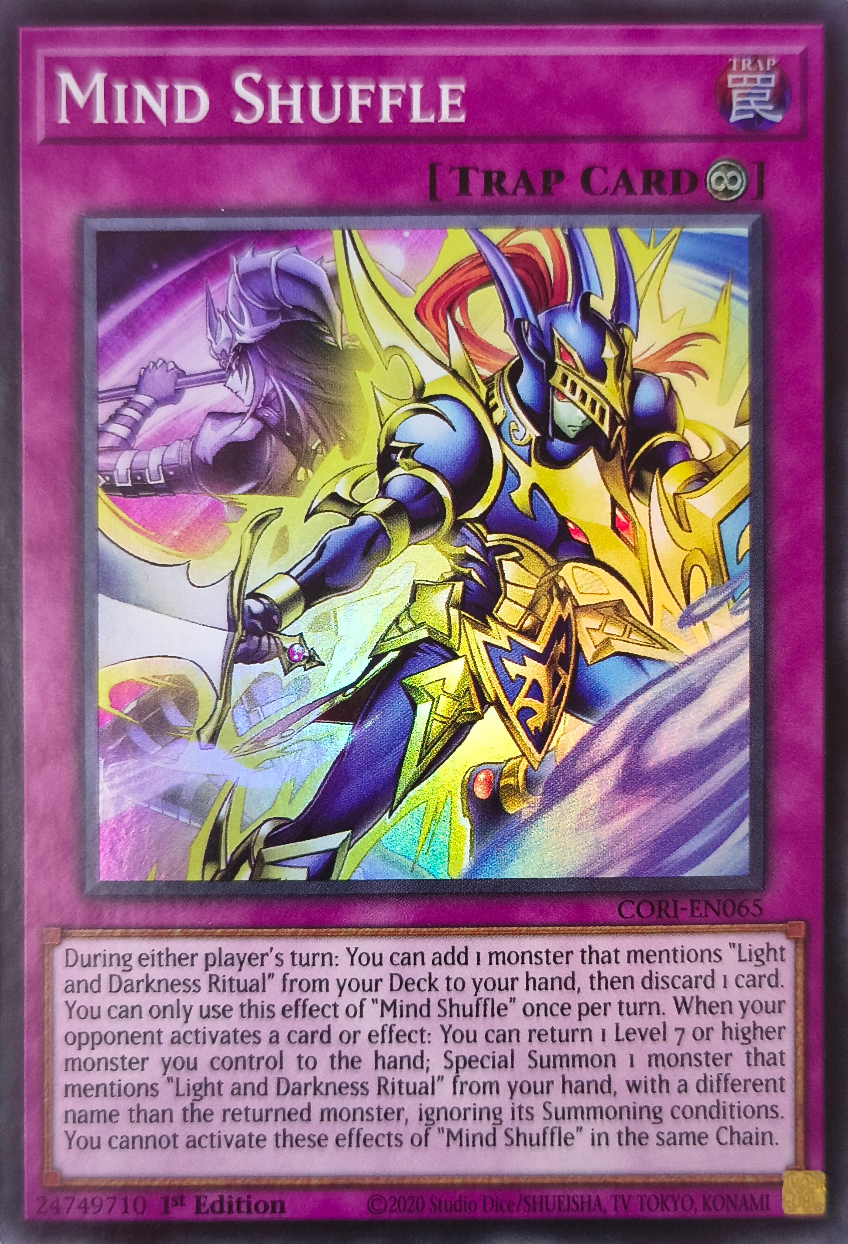 Yugioh! Mind Shuffle Cori-en065 1st Edition Super Rare