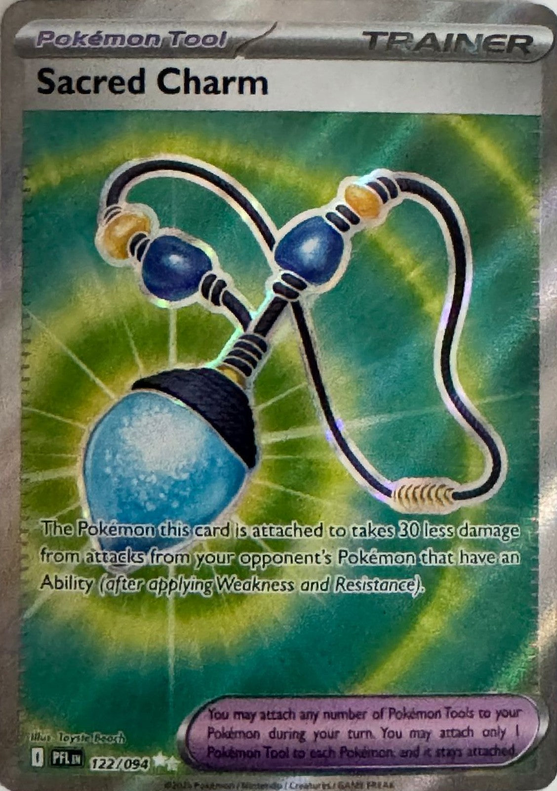 Pokemon tcg Sacred Charm 122/094
