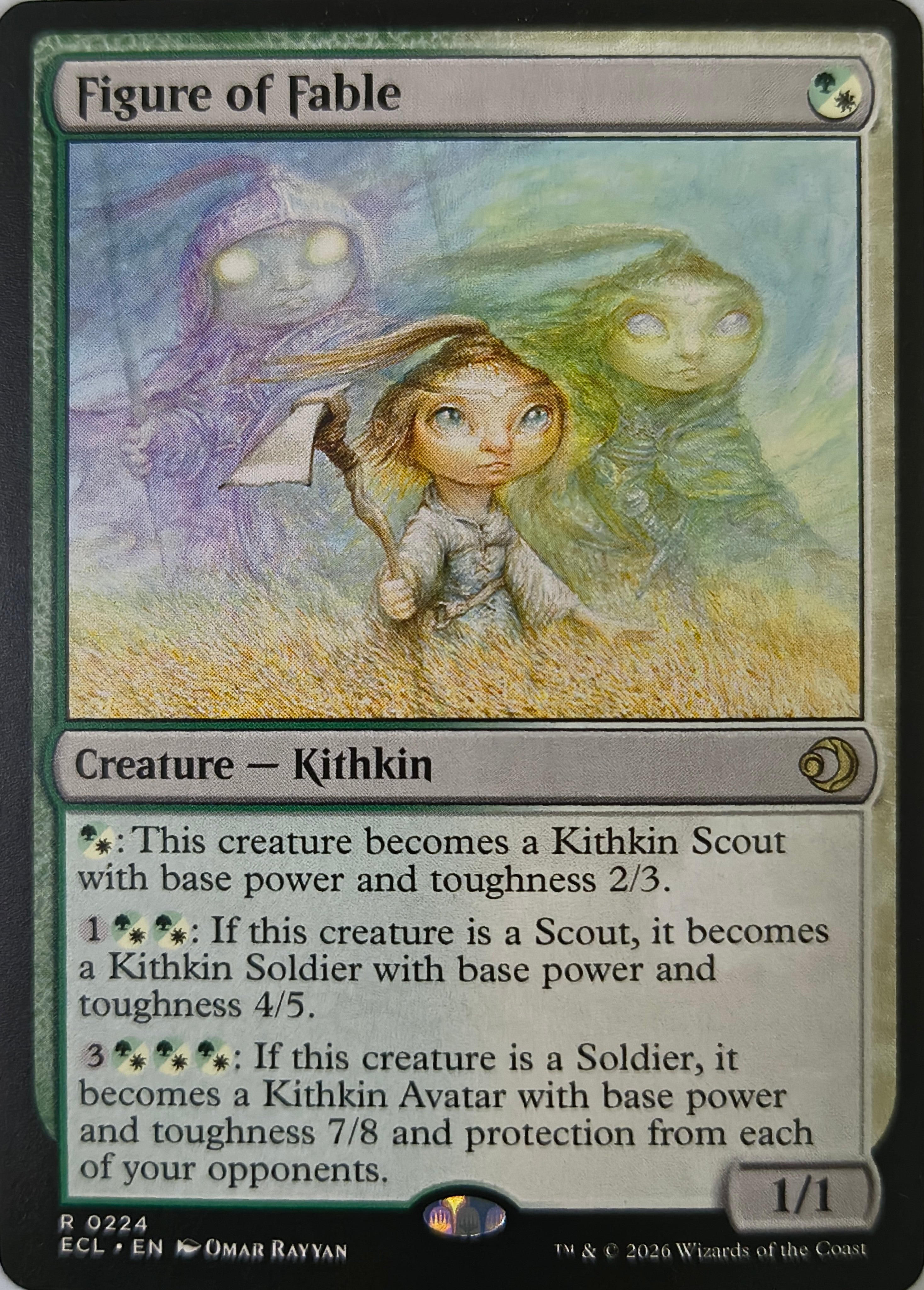 Magic tcg Figure Of Fable 0224 Rara