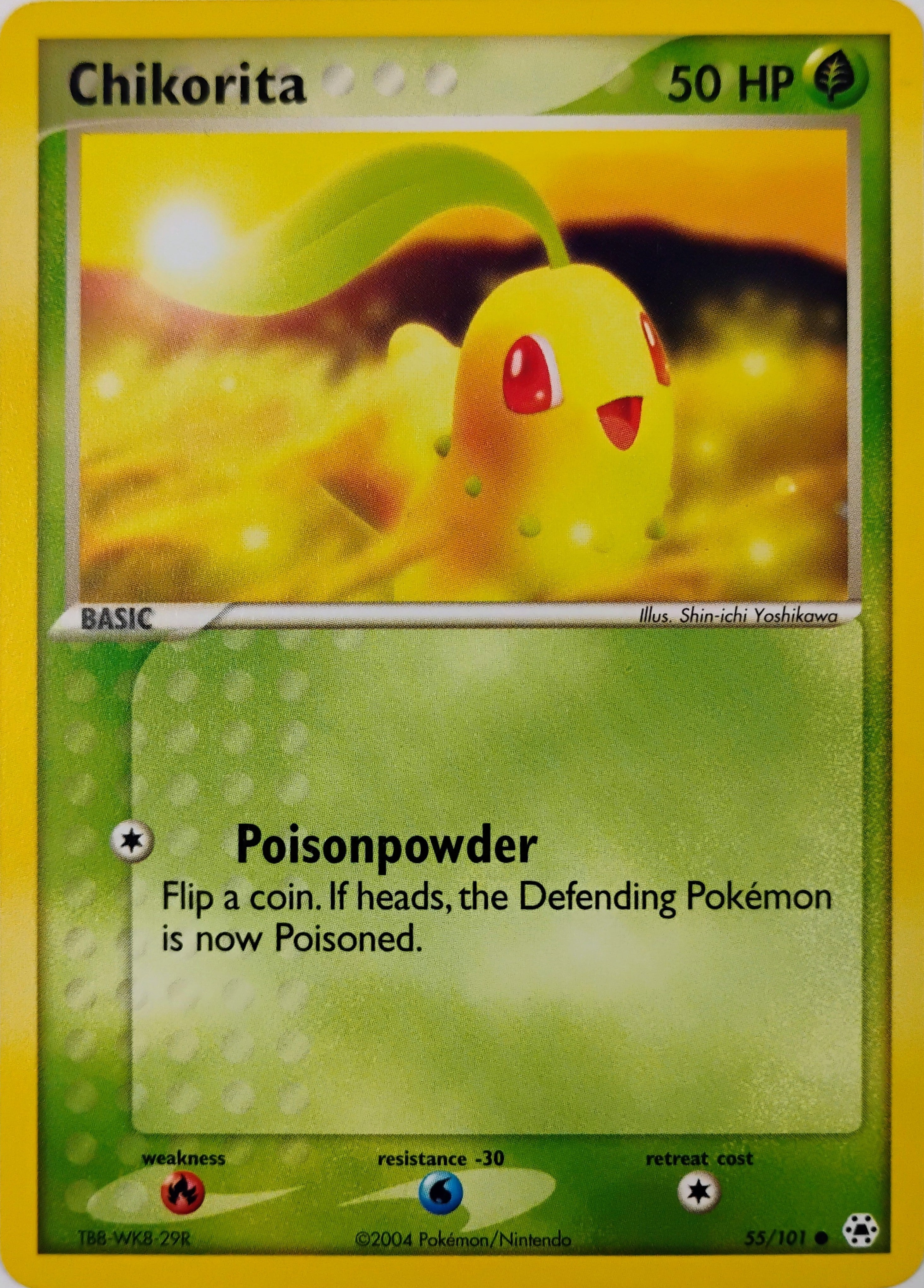 Pokémon tcg Chikorita 55/101