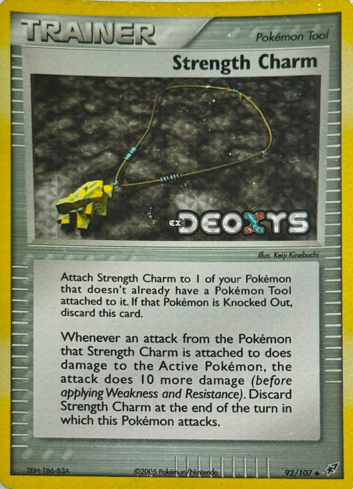 Pokémon Tcg Strength Charm 92/107 Holo
