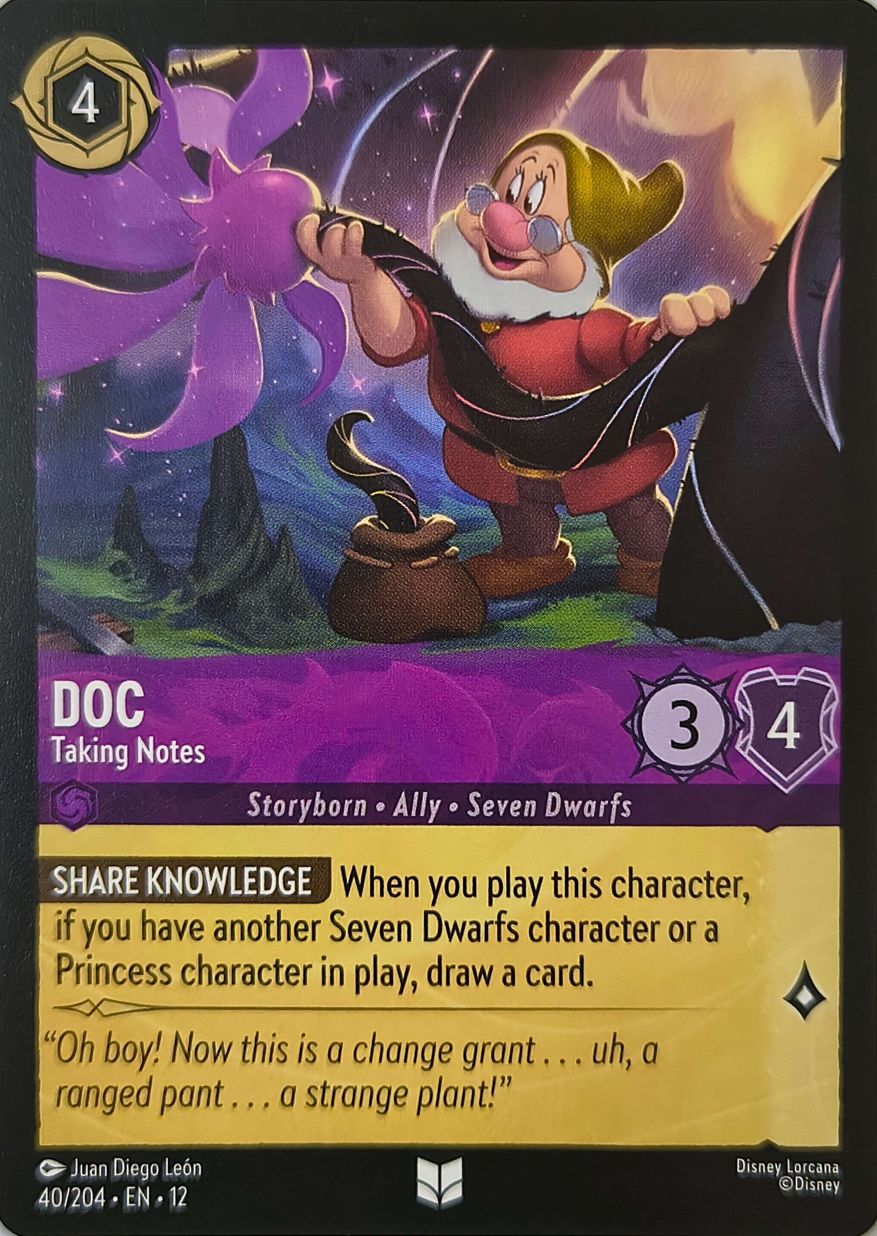 Disney Lorcana Doc 40/204