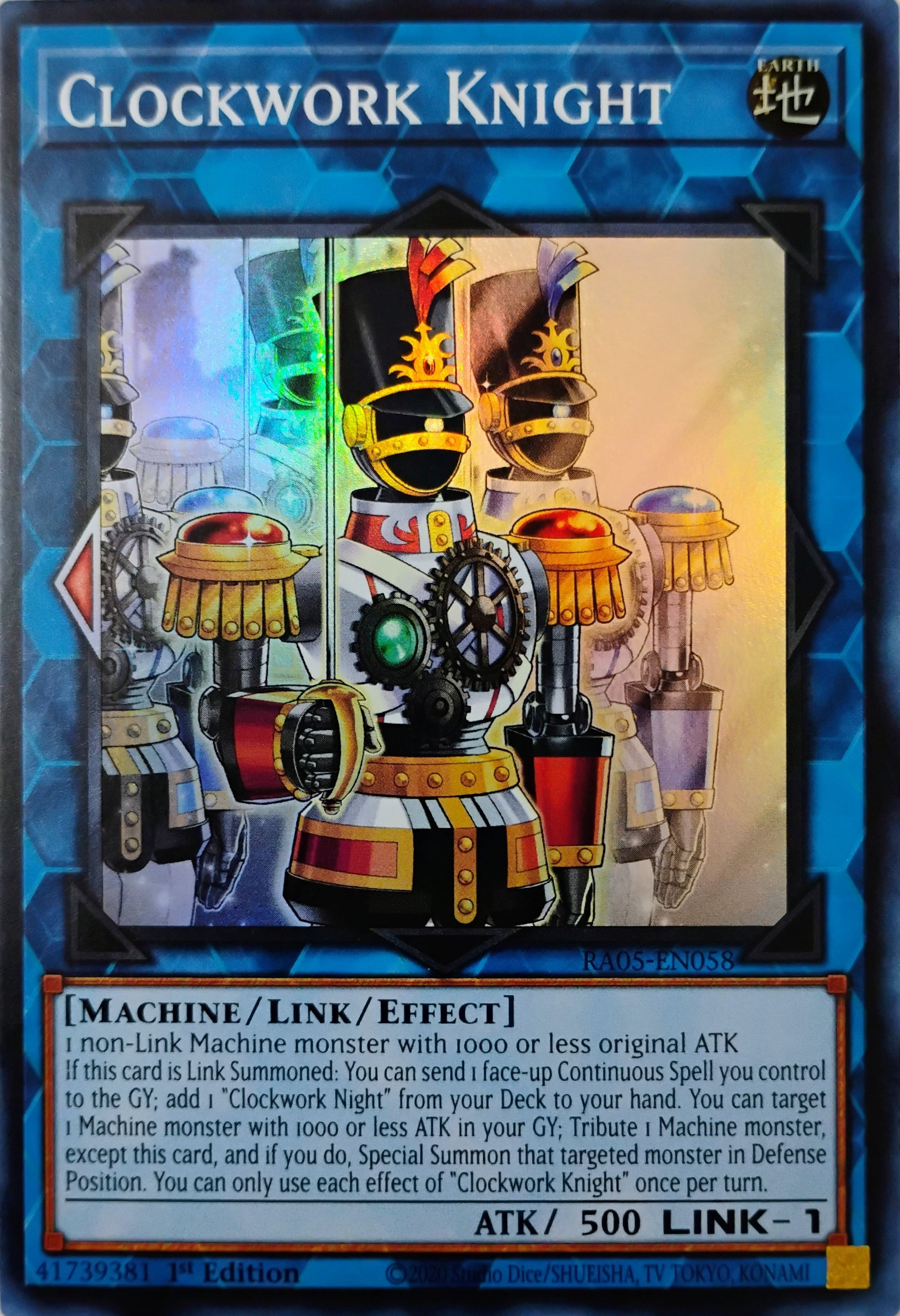 Yugioh! Clockwork Knight Ra05-en058 Super Rare