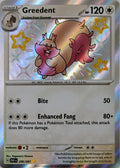 Pokémon tcg Greedent 206/091 Shiny