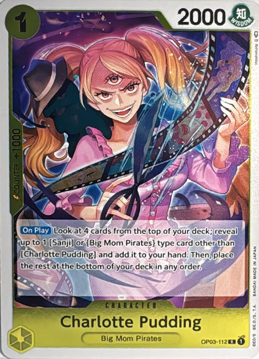 One Piece Tcg Charlotte Pudding OP03-112 Foil