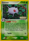 Pokémon tcg Cascoon 30/92 Holo (Legend Marker)