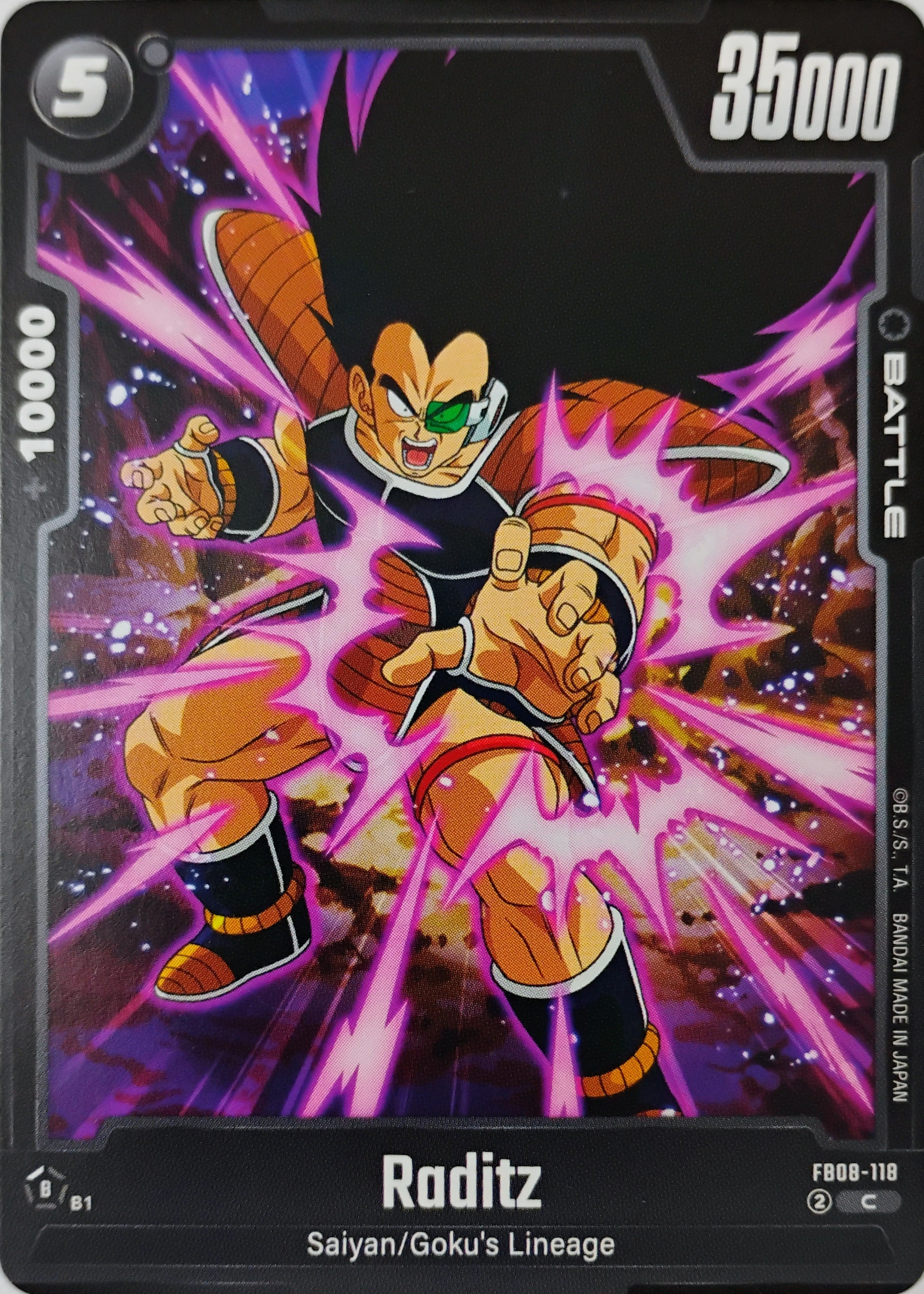Dragón ball tcg Raditz Fb08-118
