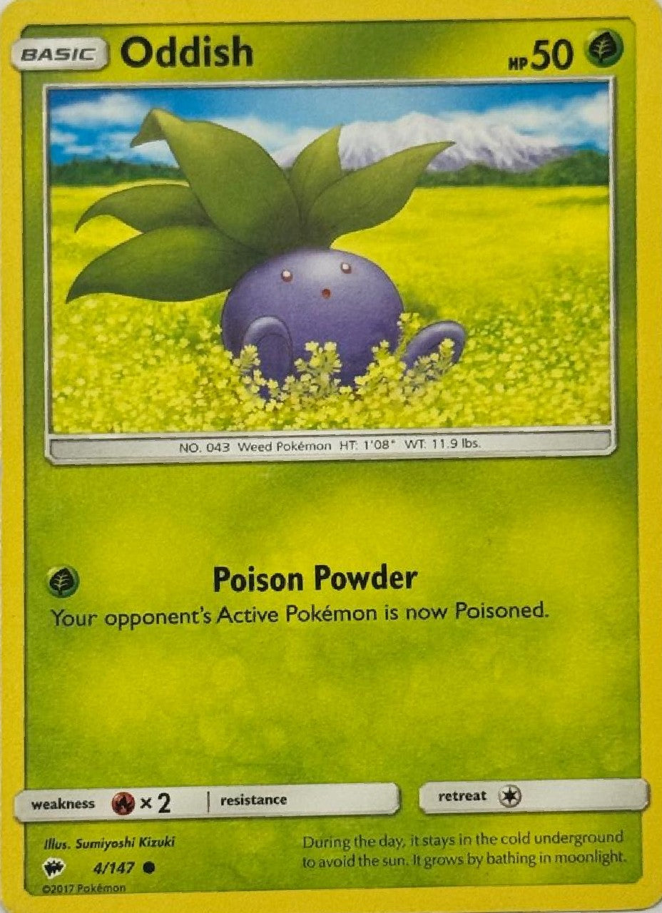 Pokémon Tcg Oddish 4/147