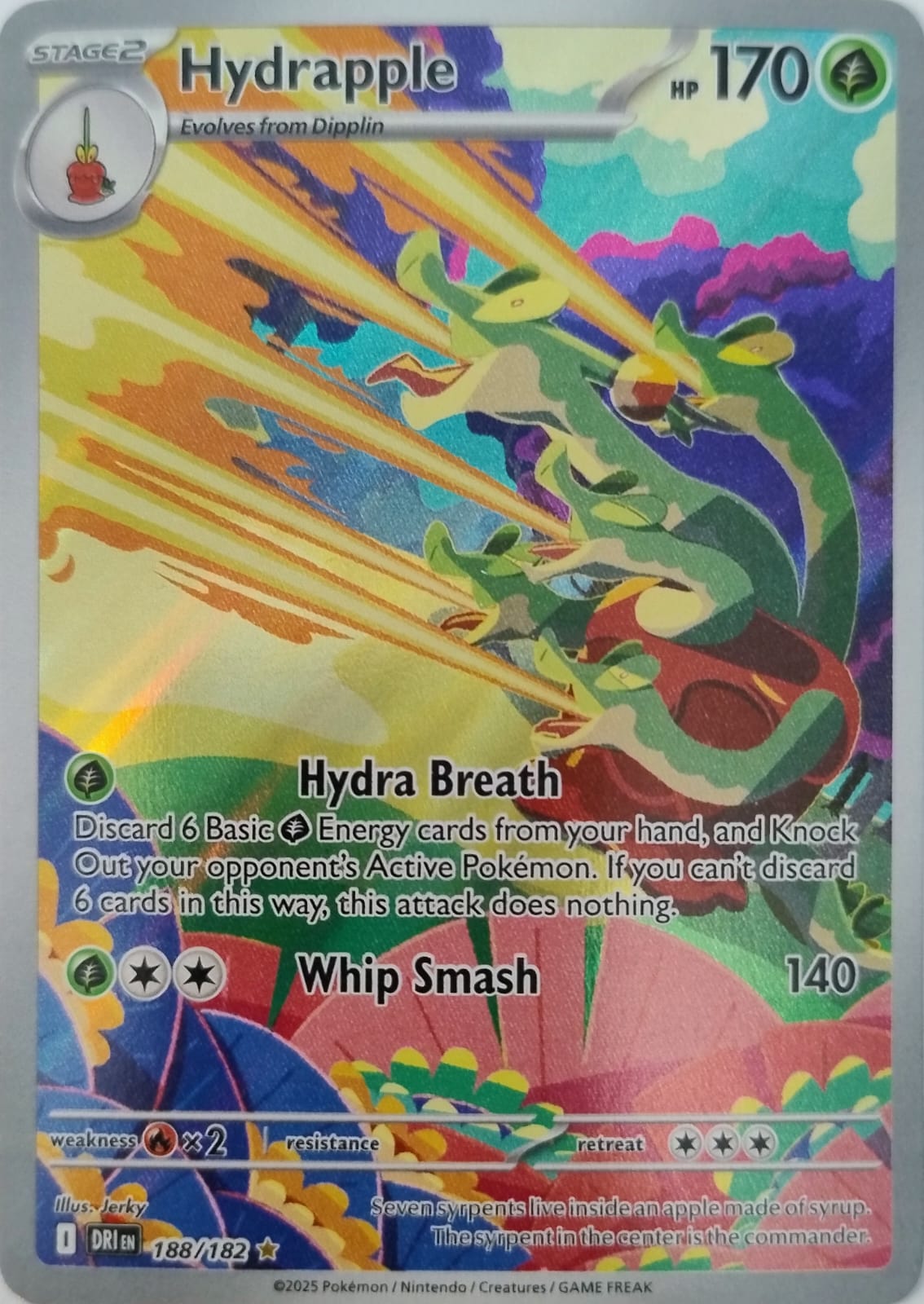 Pokémon tcg Hydrapple 188/182