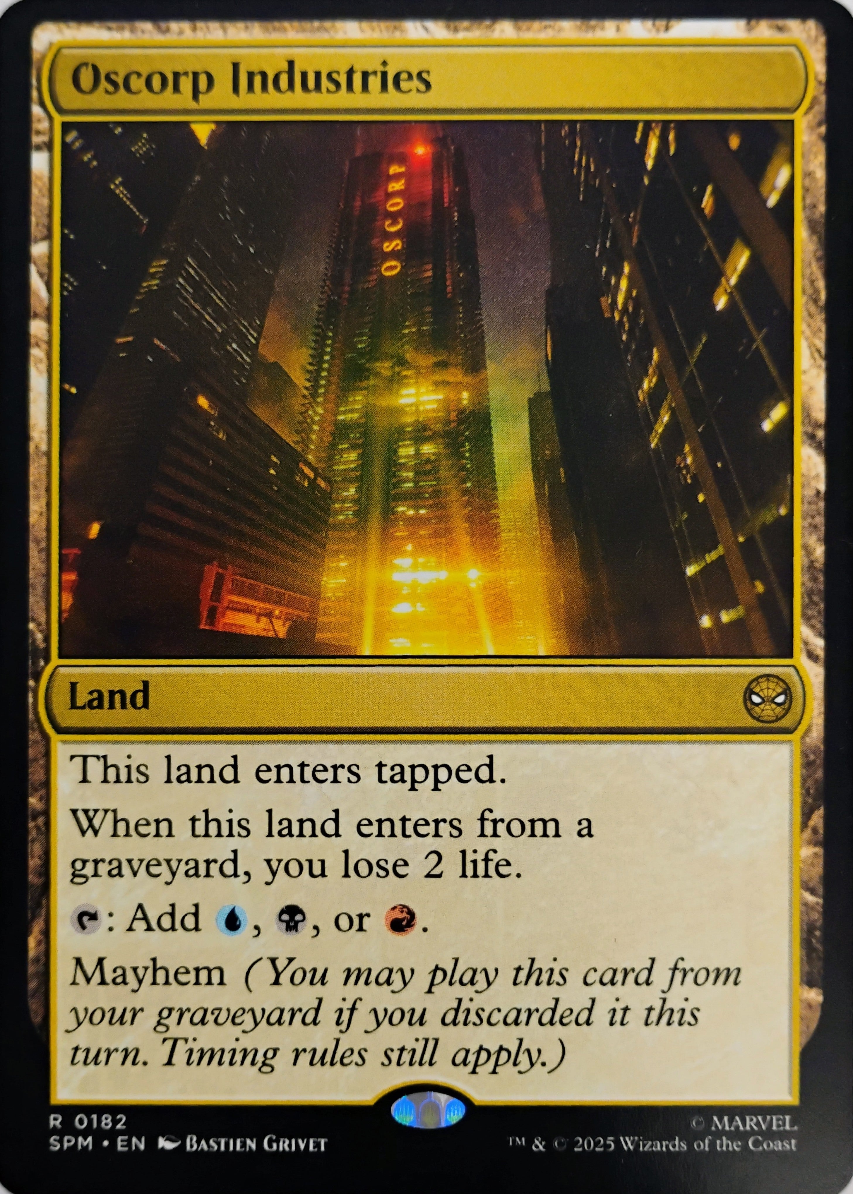 Magic tcg Oscorp Industries 0182