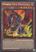 Yugioh! Power Vice Dragón BLZD-EN002 1st Edition Secret