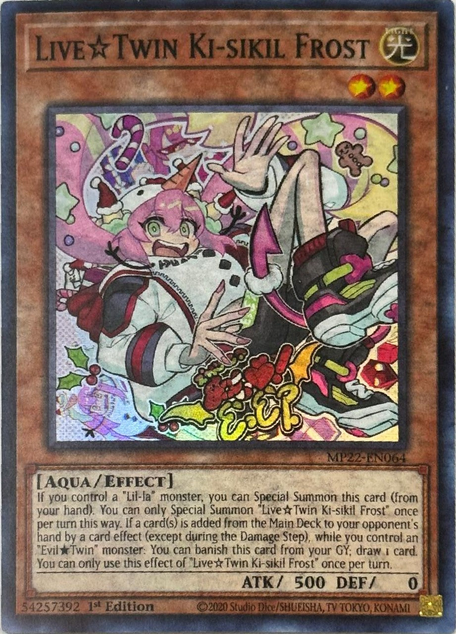 Yugioh! Love Twin Ki-Sikil Frost  MP22-EN064 Super error de impresión