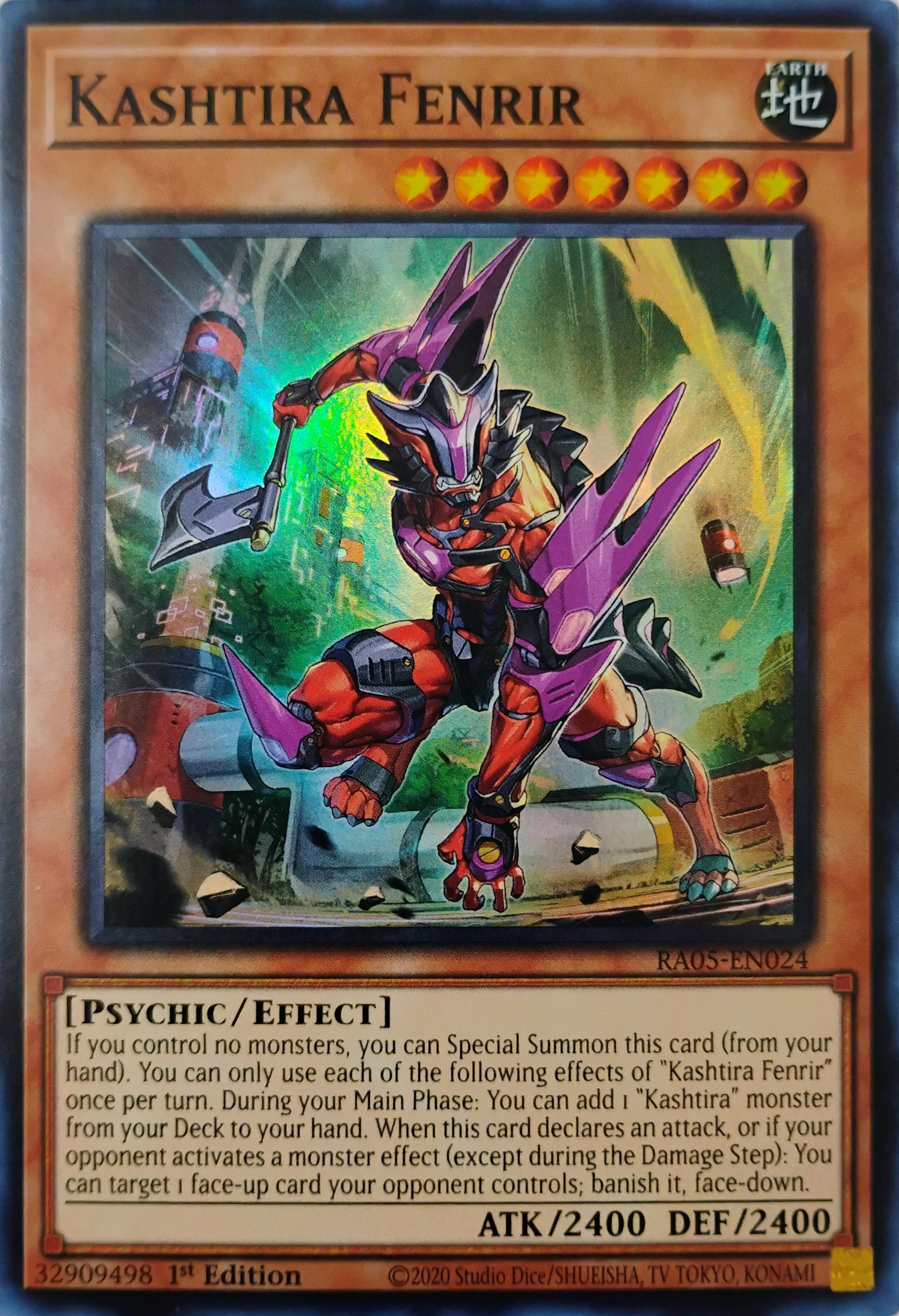 Yugioh! Kashtira Fenrir Ra05-en024 Super Rare