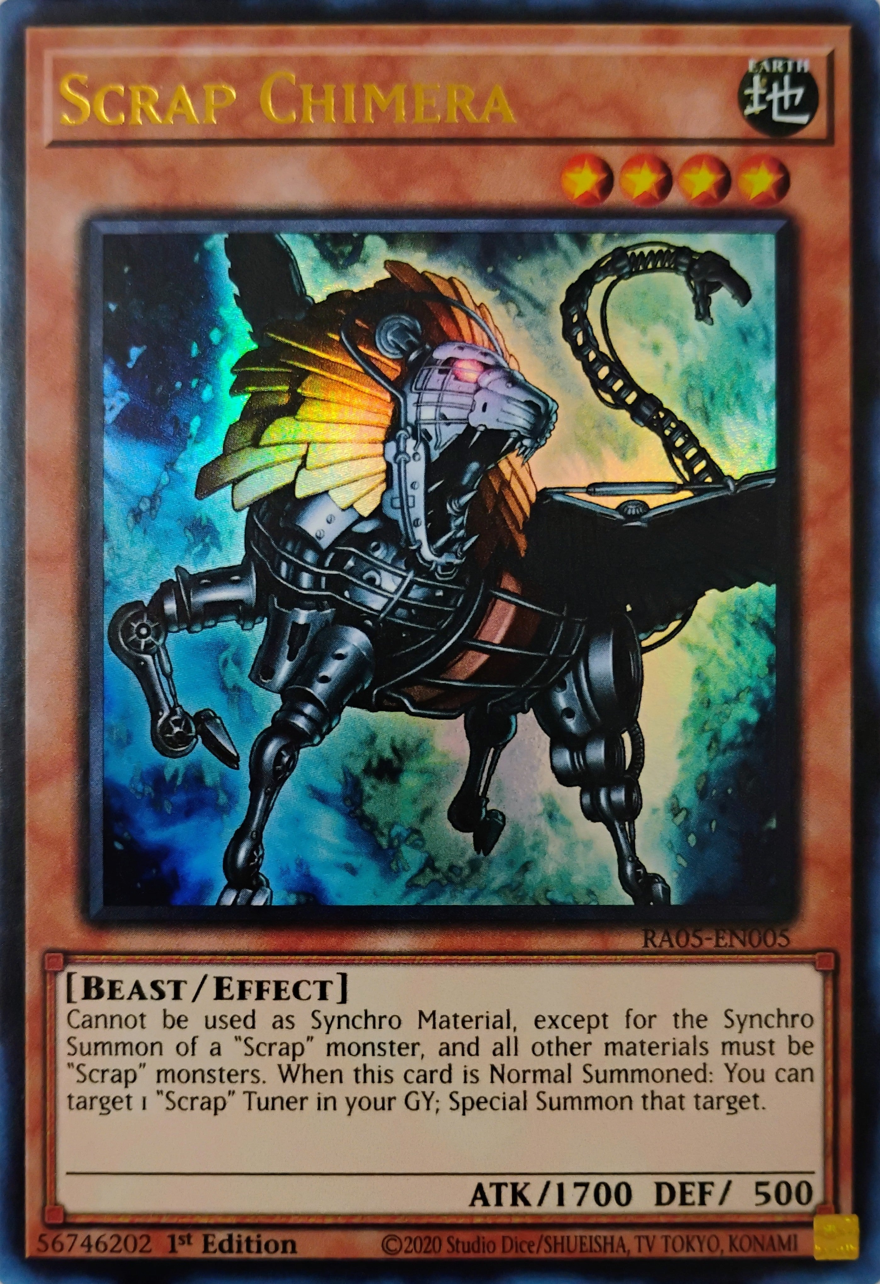 Yugioh! Scrap Chimera Ra05-en005 Ultra Rare