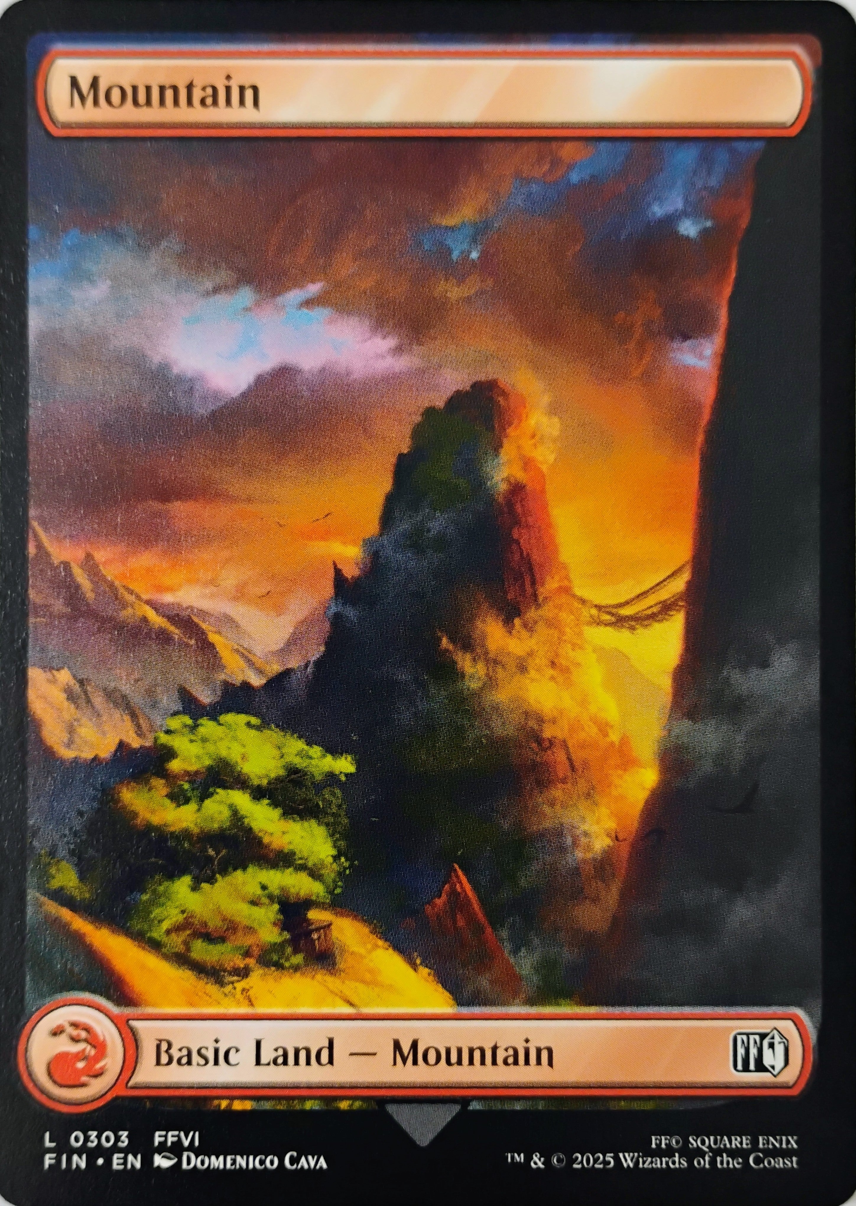 Magic tcg Mountain 0303