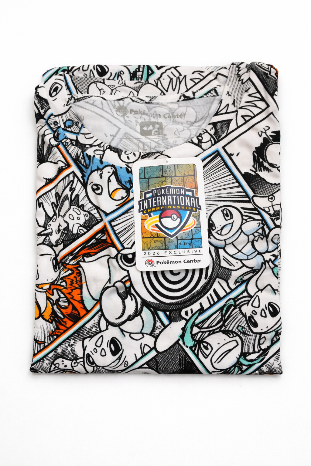 Playera de  EUIC 2026 London Pokémon Center Comic Talla: L