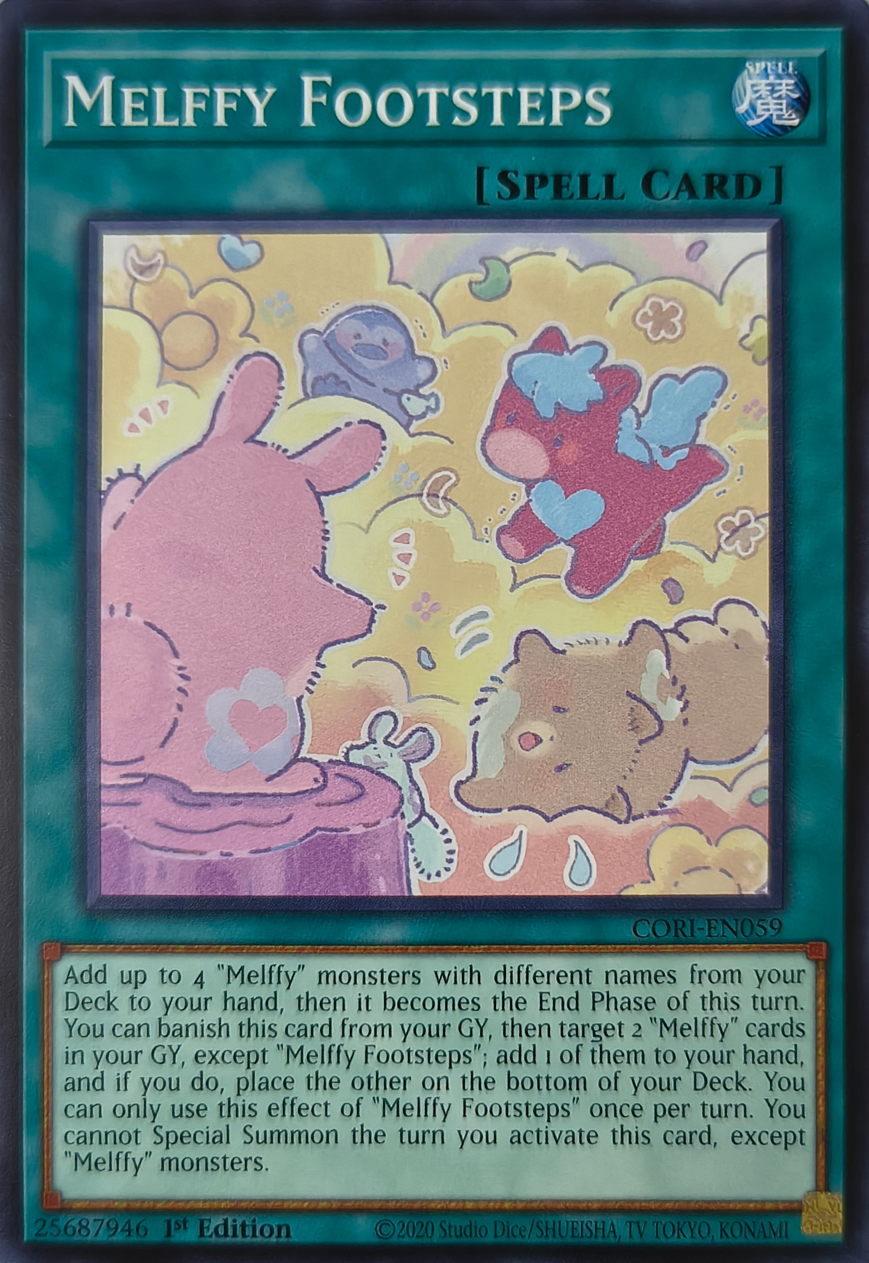 Yugioh! Melffy Footsteps Cori-en059 1st Edition