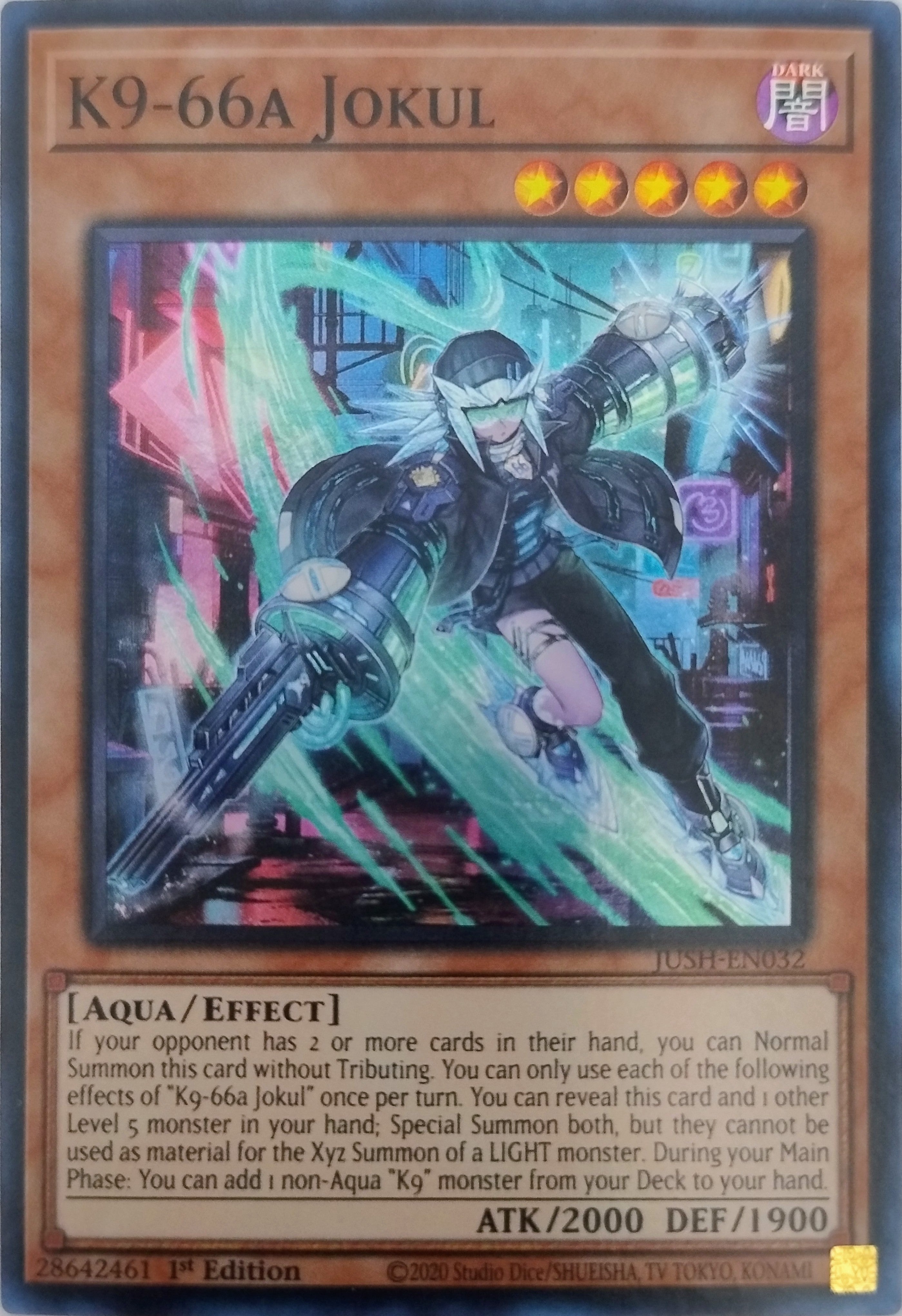 Yugioh! K9-66a Jokul Jush-en032 1st Edition Super Rara