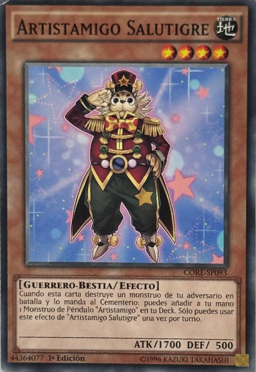 Yugioh! Artistamigo Salutigre CORE-SP093 1a Edicion