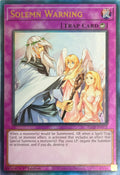 Yugioh! Solemn Warning Ra02-En078 1st Edition Ultimate Rare