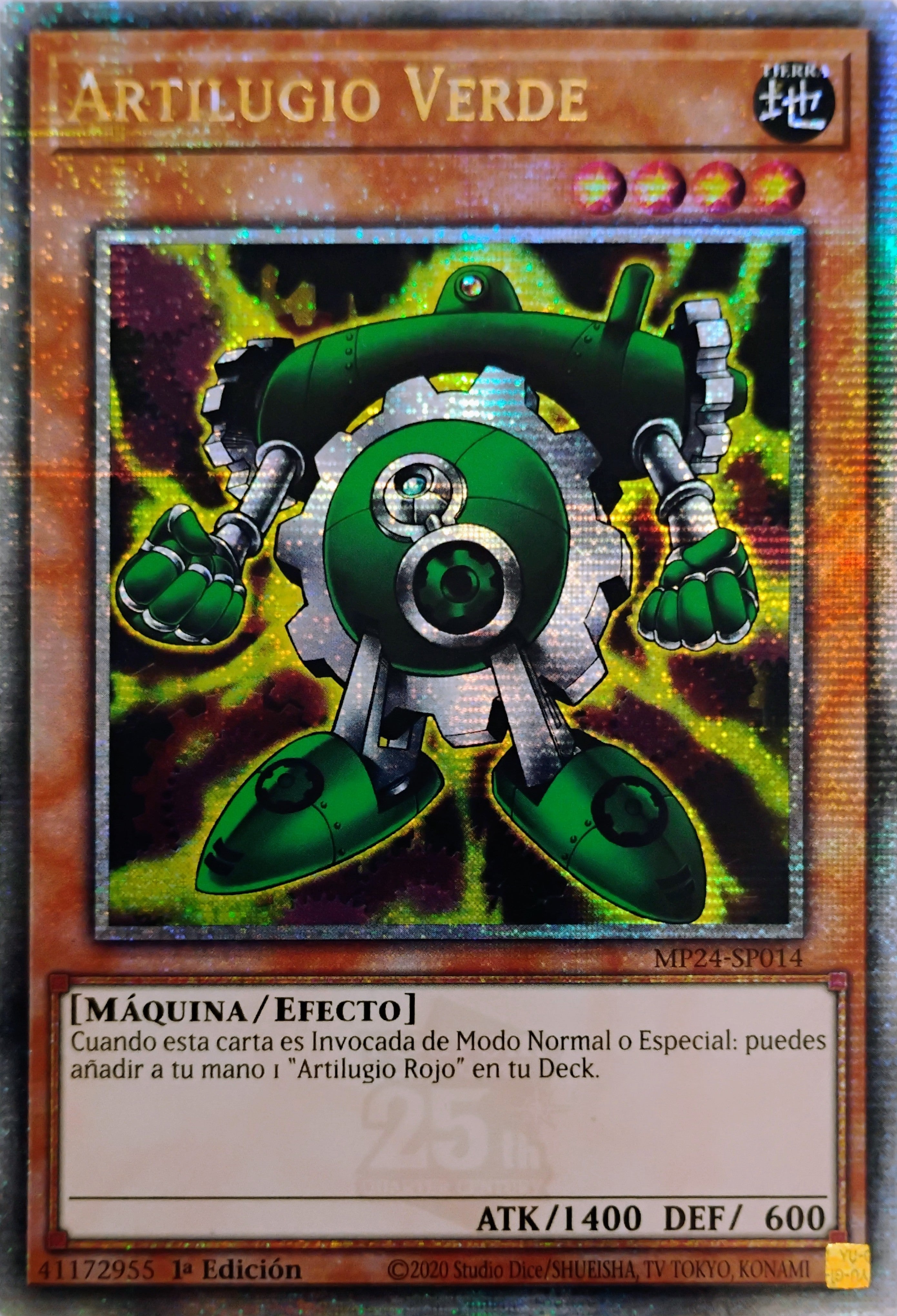 Yugioh! Artilugio Verde Mp24-sp014