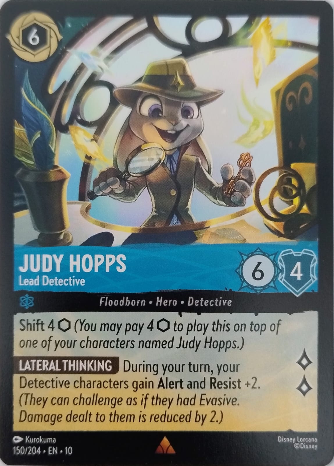 Disney Lorcana Judy Hopps 150/204