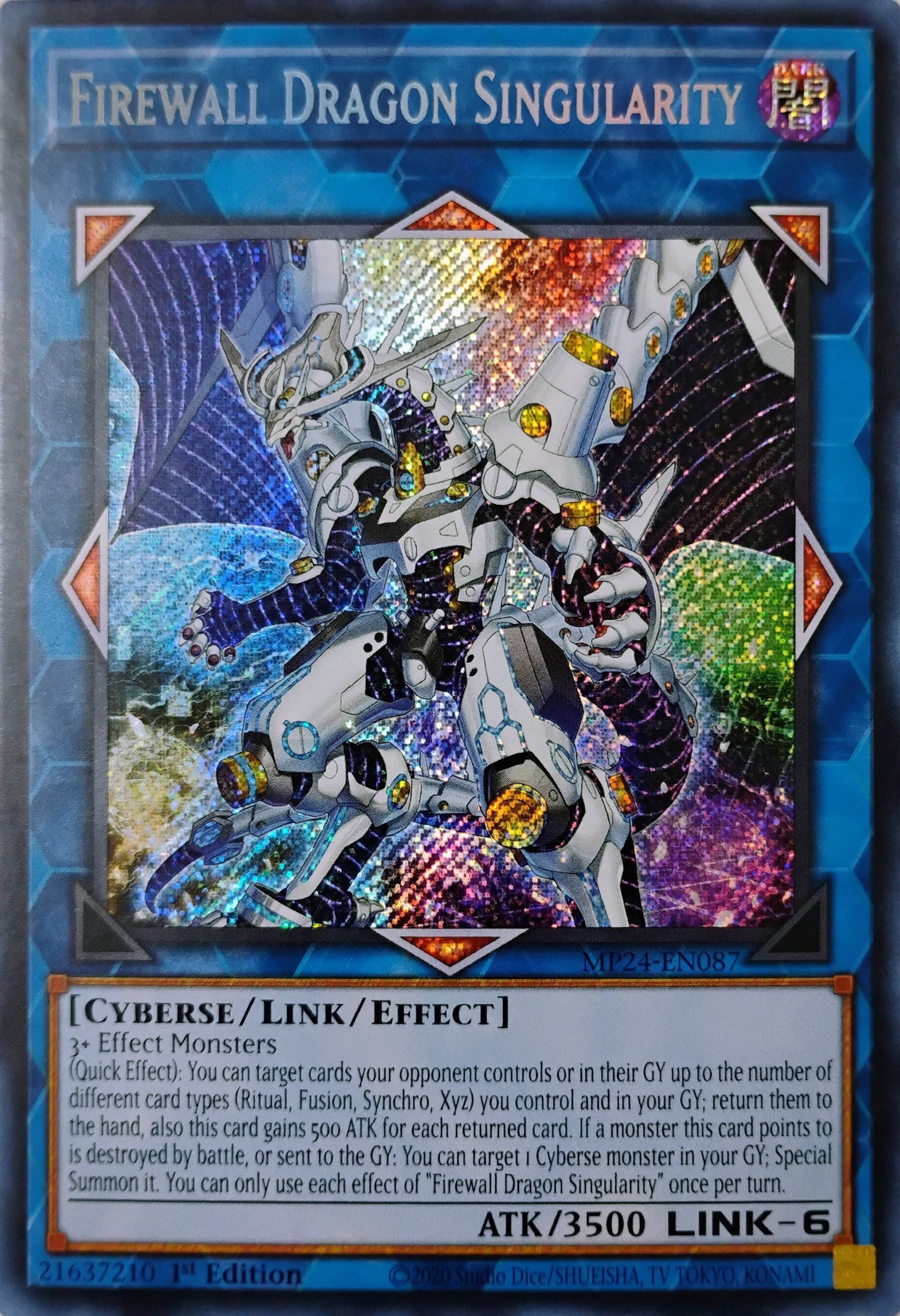 Yugioh! Firewall Dragon Singularity Mp24-en087 Secreta