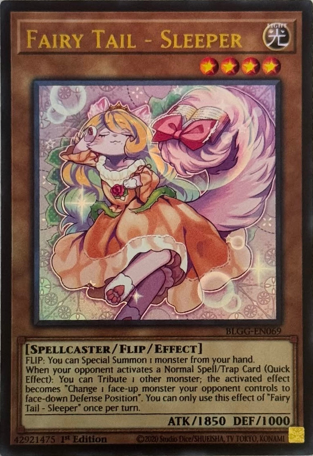 Yugioh! Fairy Tail - Sleeper BLGG-EN069 1st Edition Ultra