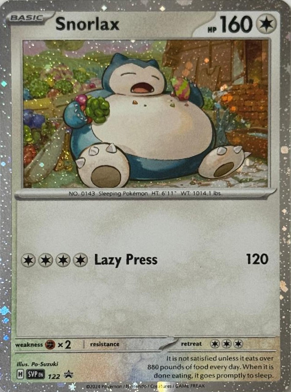 Pokémon Tcg Snorlax 122 Holo Cosmo