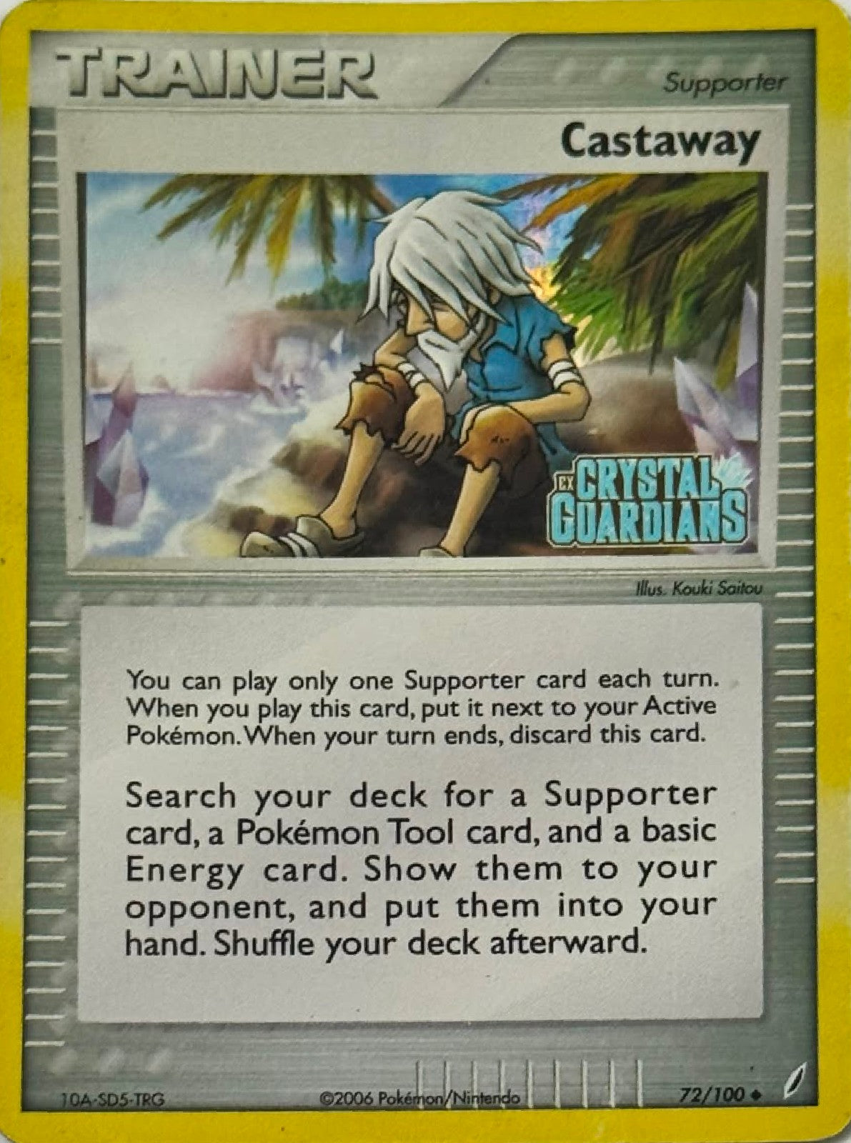 Pokémon Tcg Castaway 72/100 Holo (Crystal Guardians)