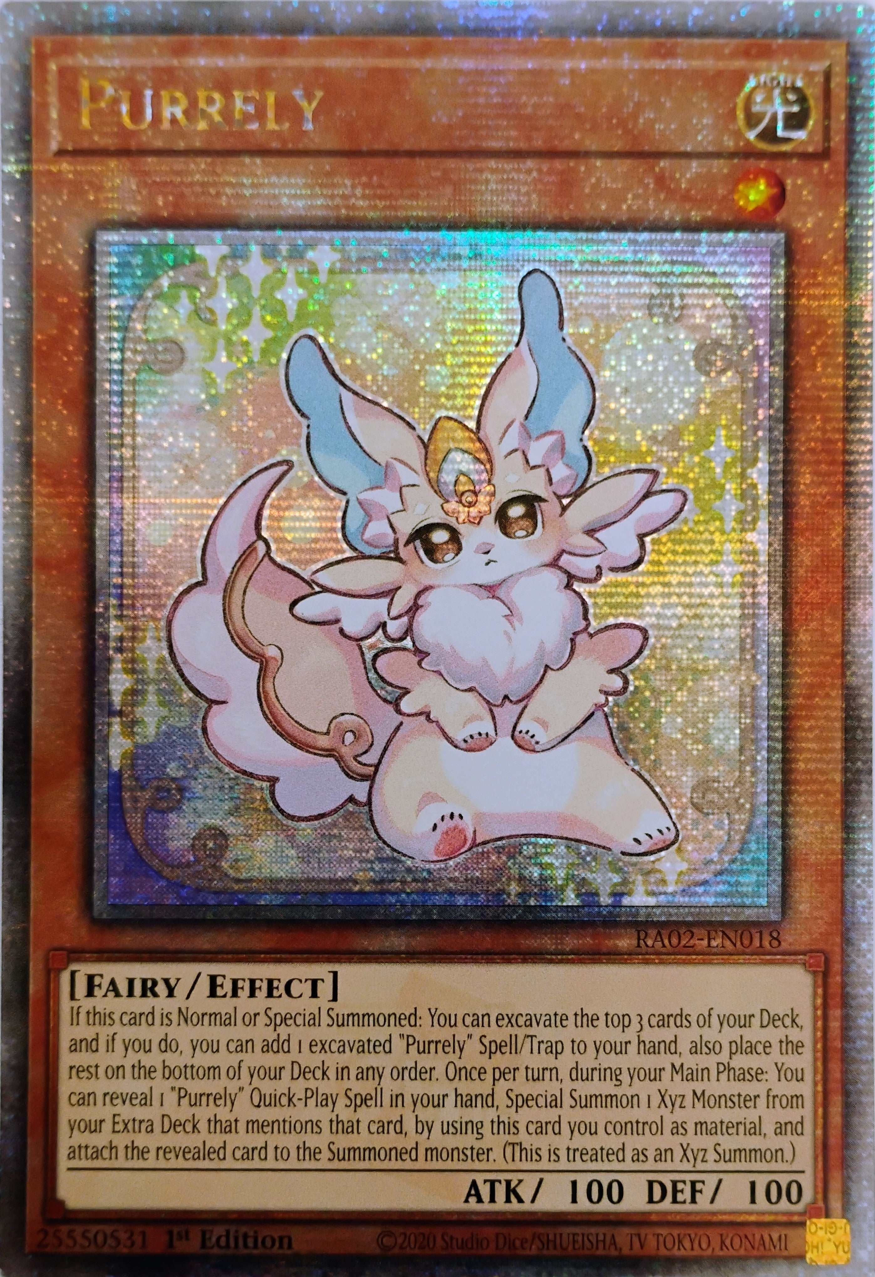 Yugioh! Purrely Ra02-en018 Quarter Century