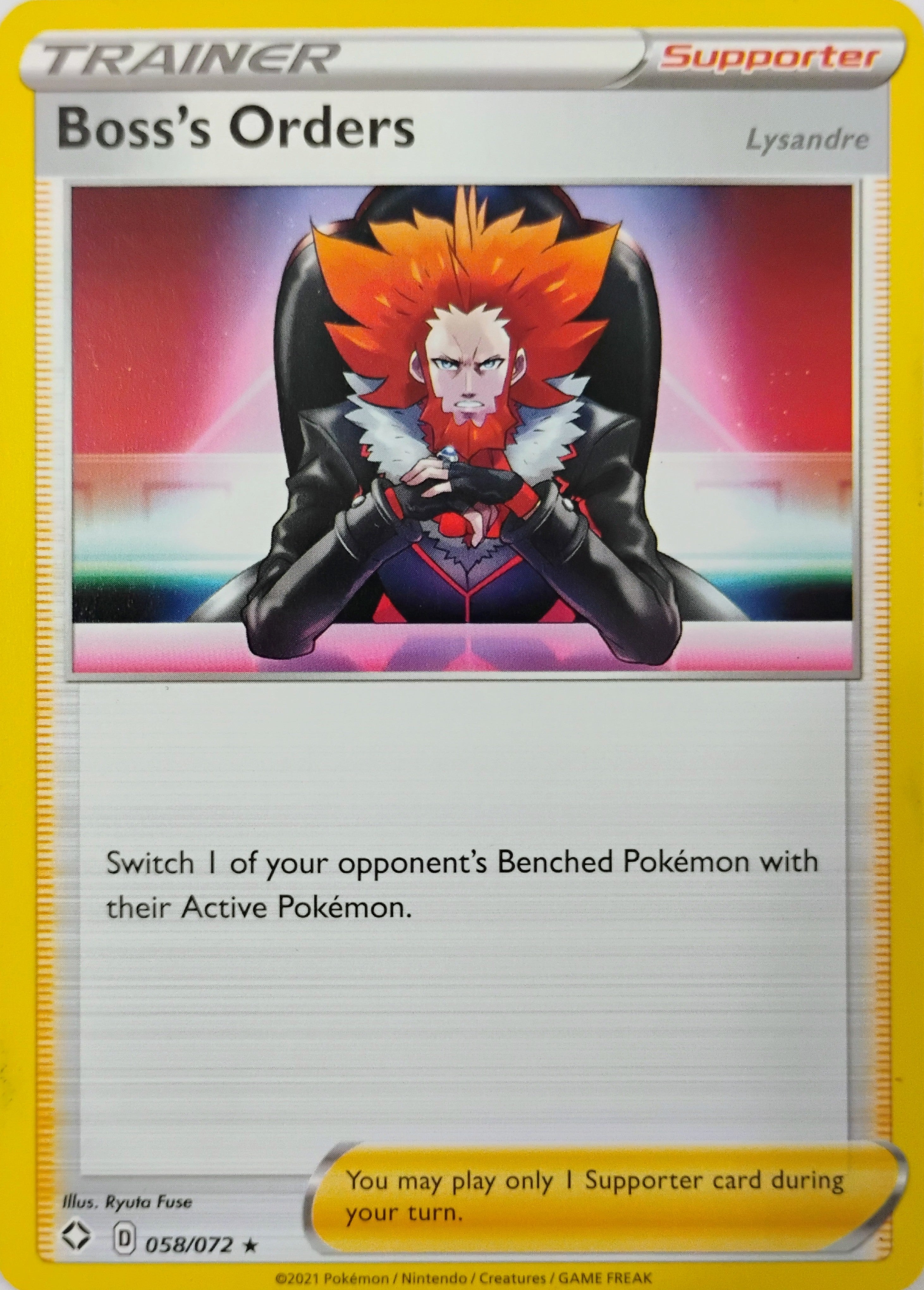 Pokémon tcg Boss's Orders 058/072 Común