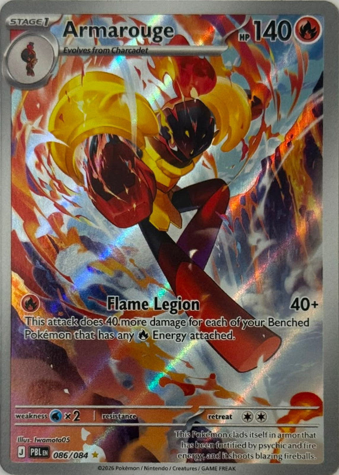Pokémon Tcg Armarouge 086/084