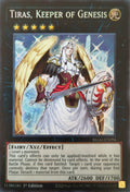 Yugioh! Tiras Keeper Of Genesis Blgg-en094 1st edition Secreta