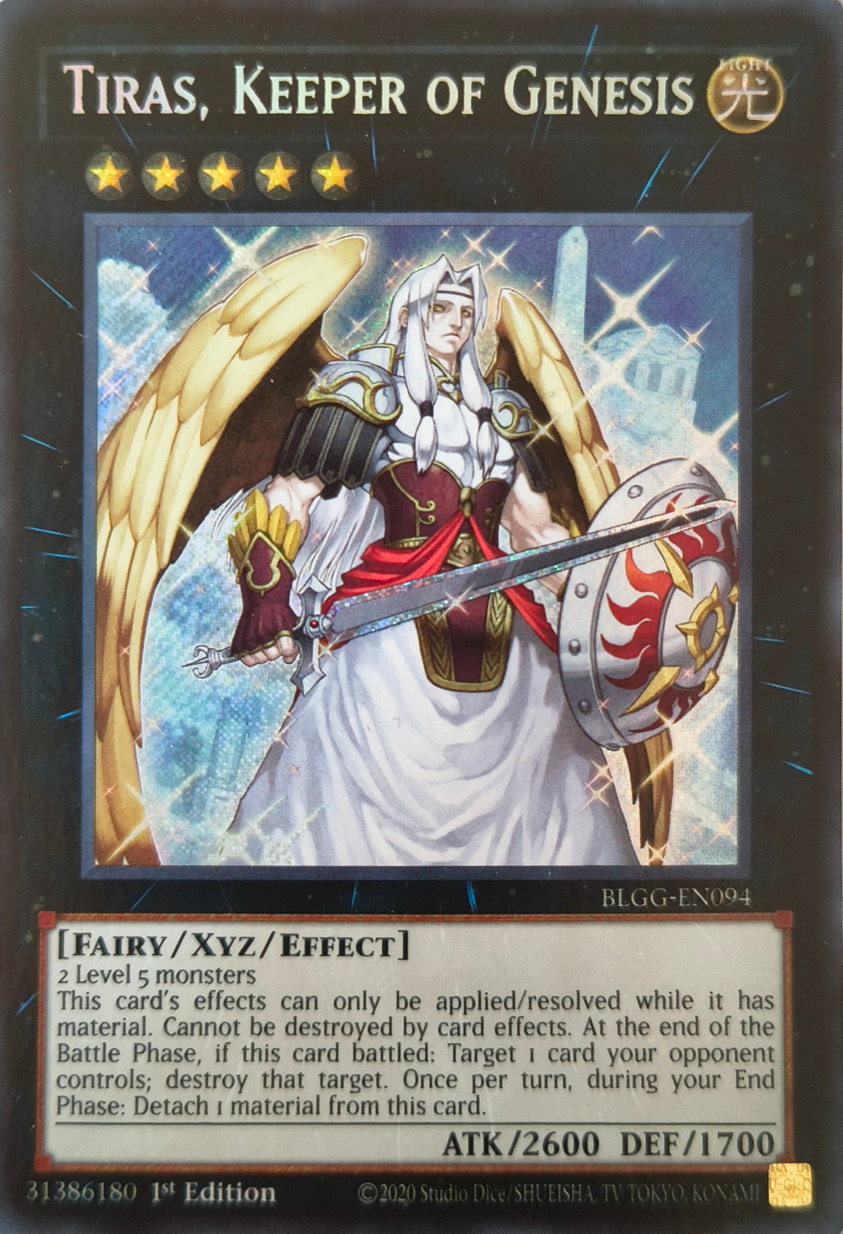 Yugioh! Tiras Keeper Of Genesis Blgg-en094 1st edition Secreta