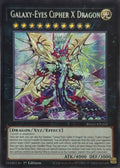 Yugioh! Galaxy-Eyes Cipher X Dragón BLGG-EN101 1st Edition Secret