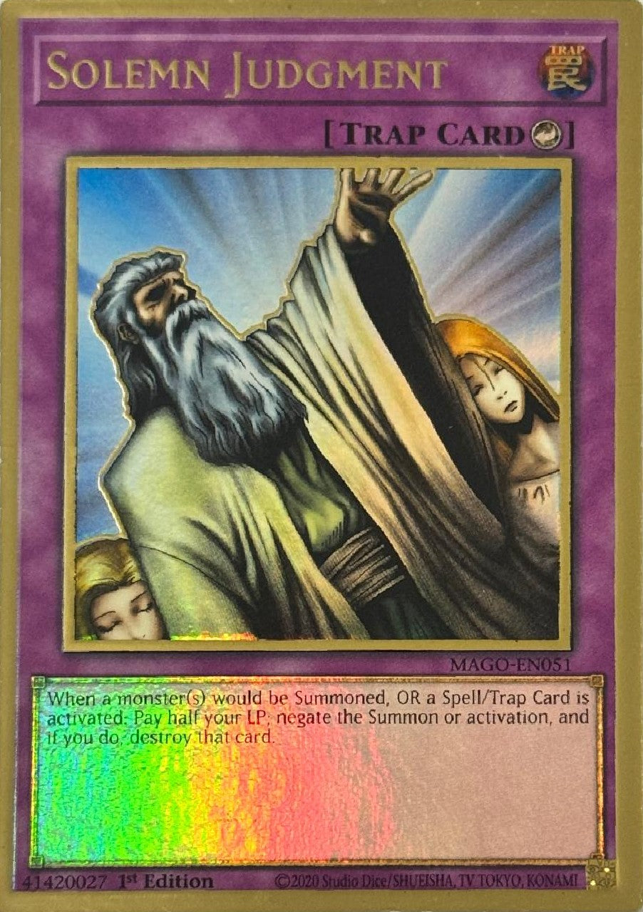 Yugioh! Solem Judgment MAGO-EN051 1st Edition Gold