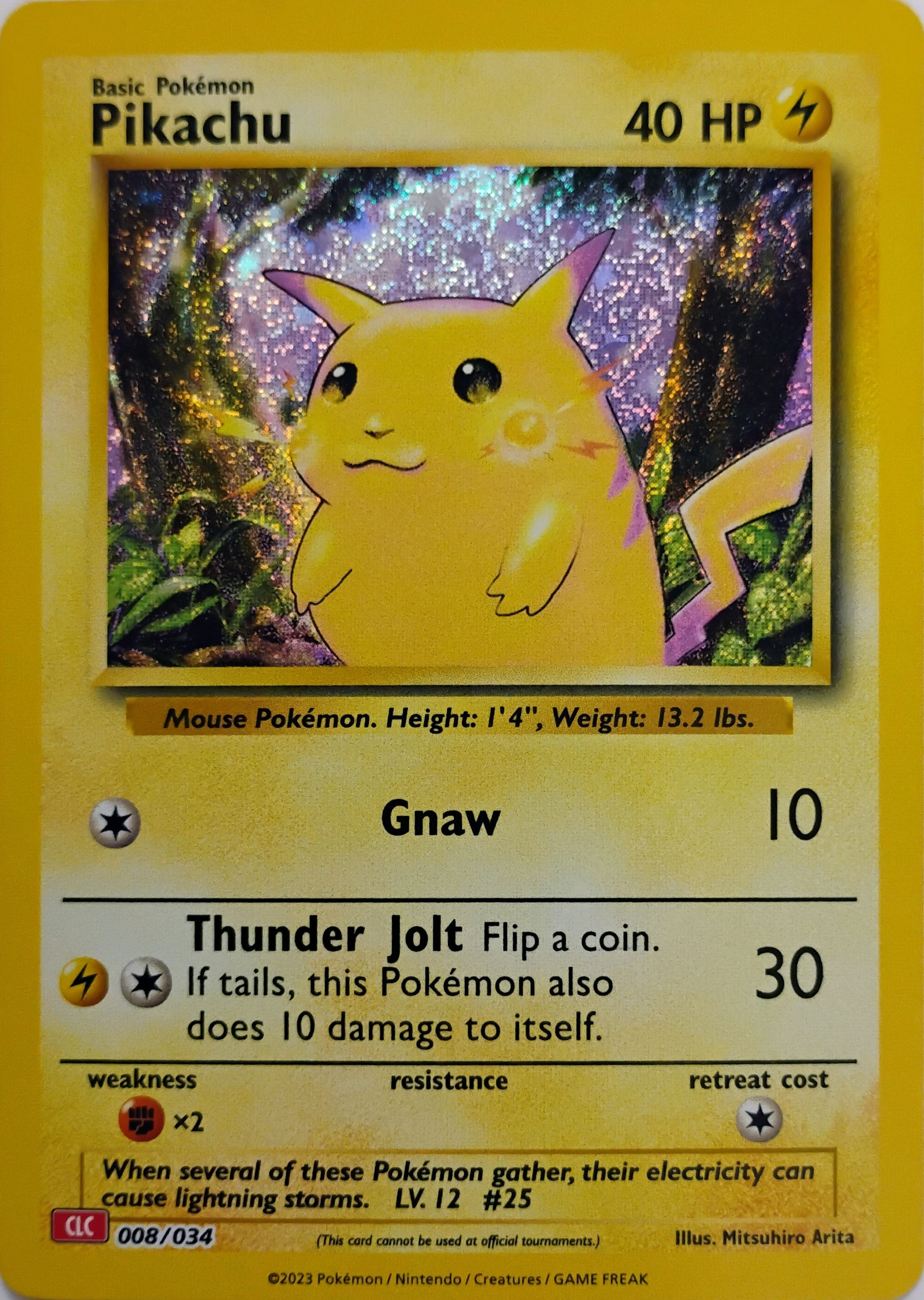 Pokémon tcg Pikachu 008/034 (Clc)