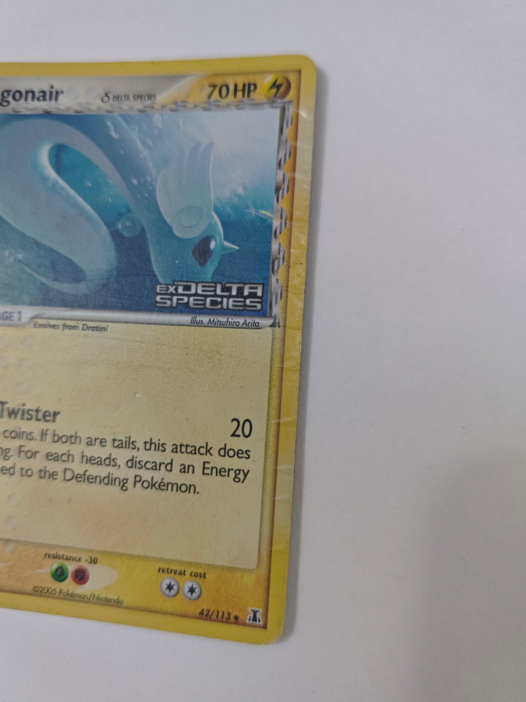 Pokémon Tcg Dragonair 42/113 Reverse (Delta Species) DMG