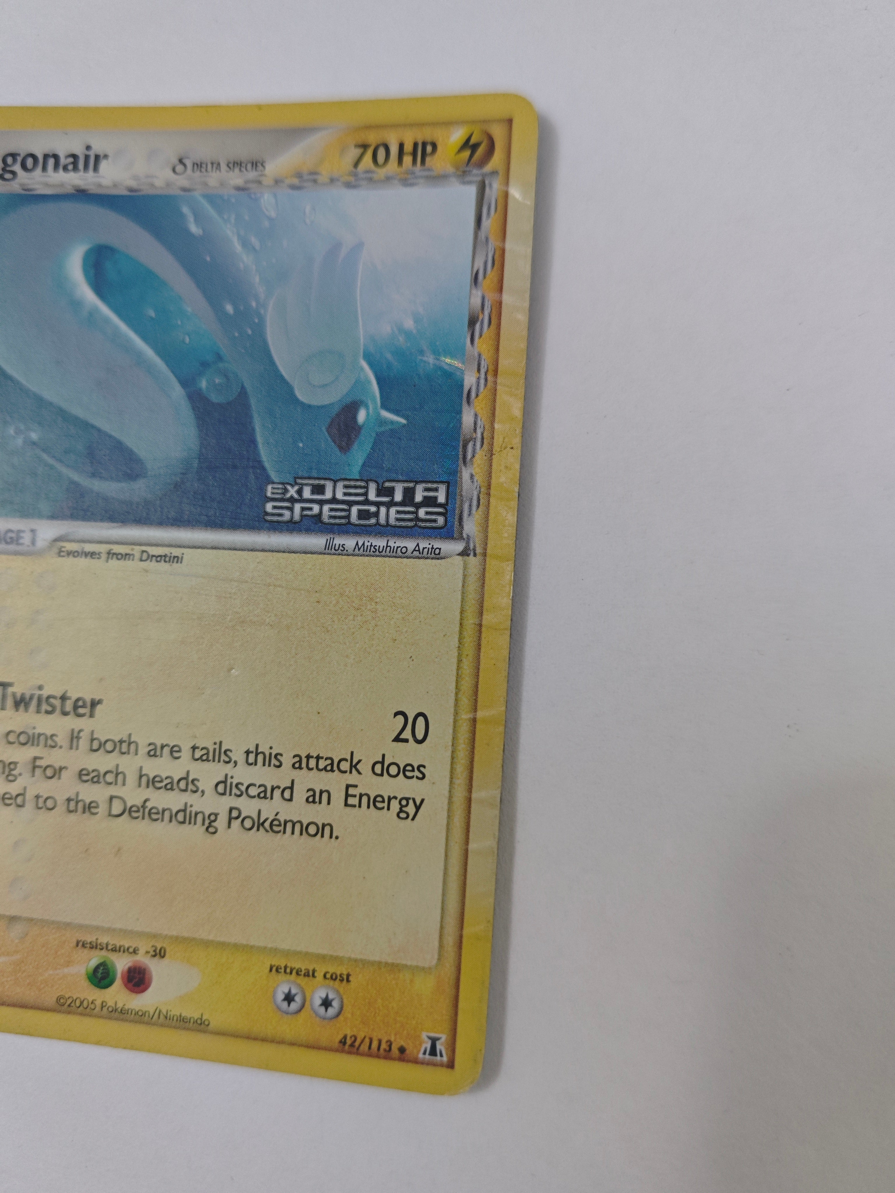 Pokémon Tcg Dragonair 42/113 Reverse (Delta Species) DMG