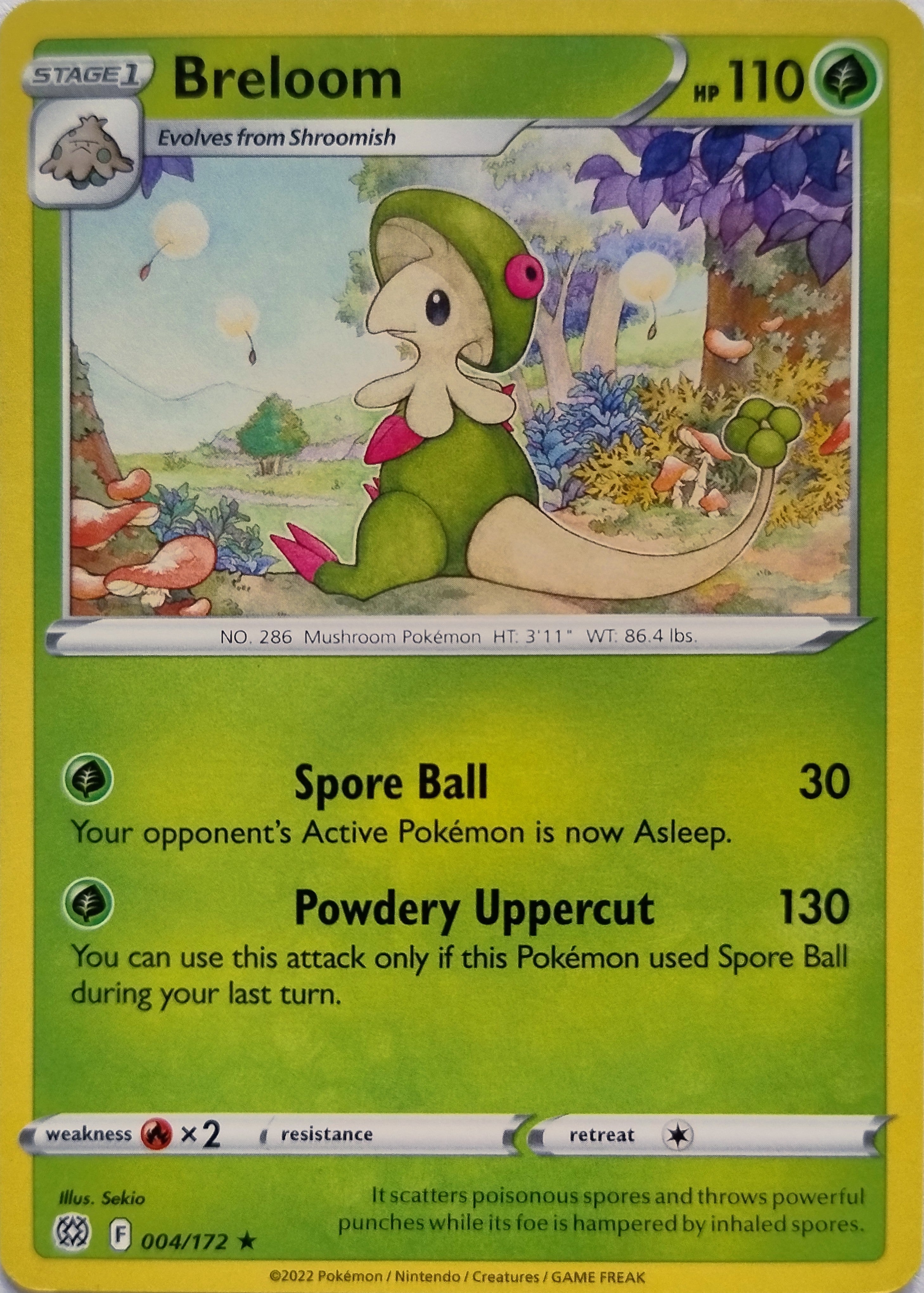 Pokémon Tcg Breloom 004/172
