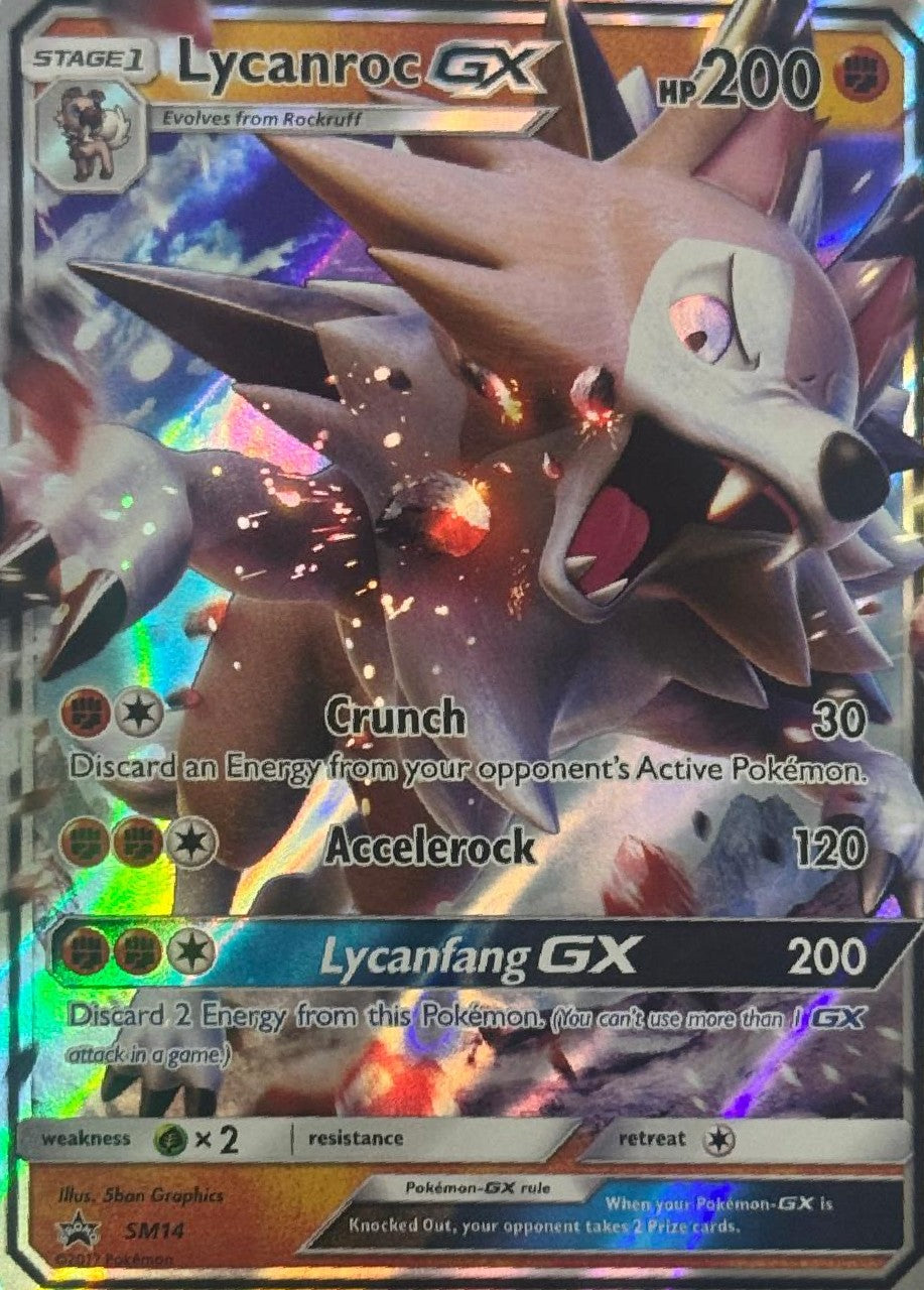 Pokémon Tcg Lycanroc GX SM14