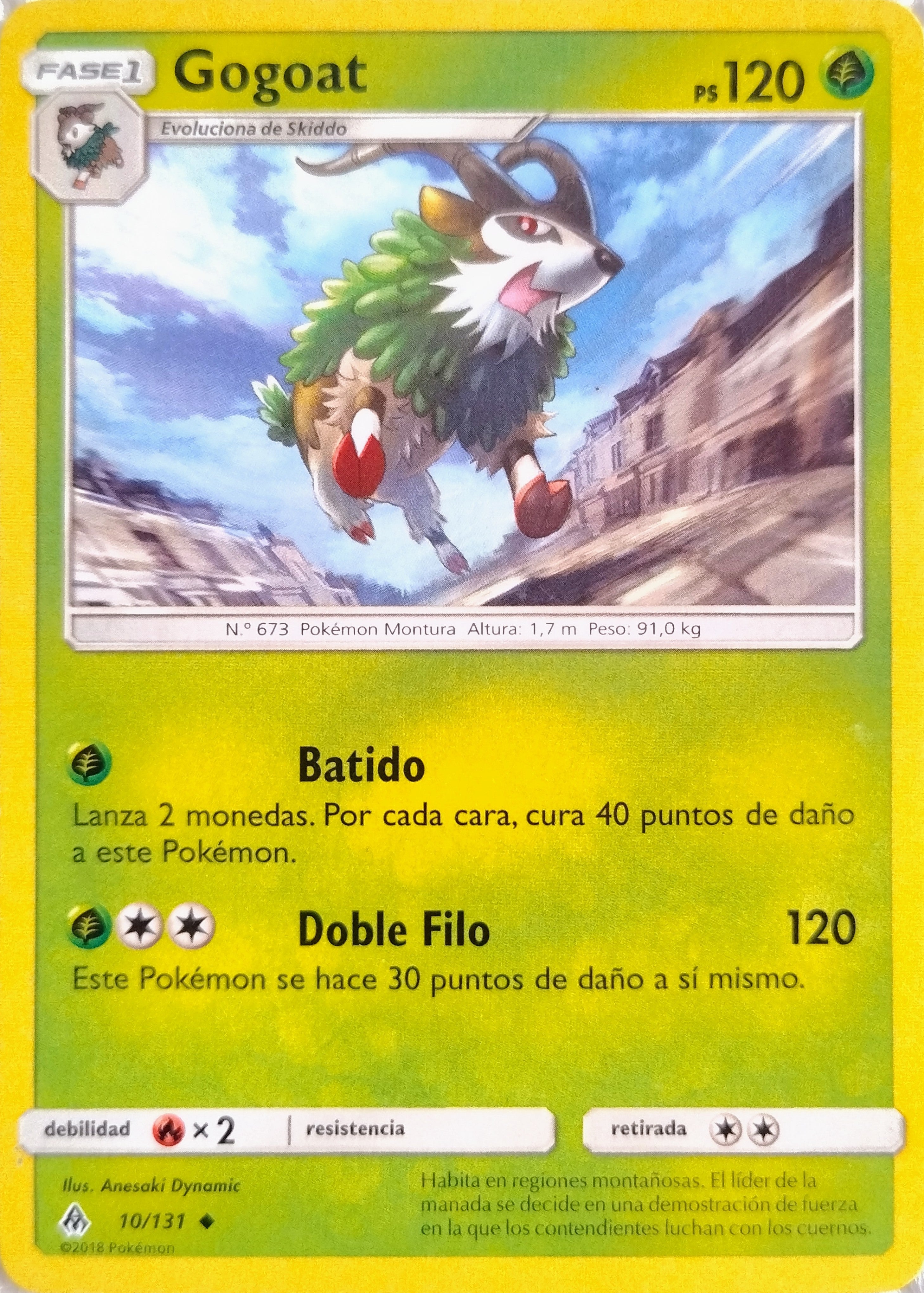Pokemon Tcg Gogoat 10/131 (Español)